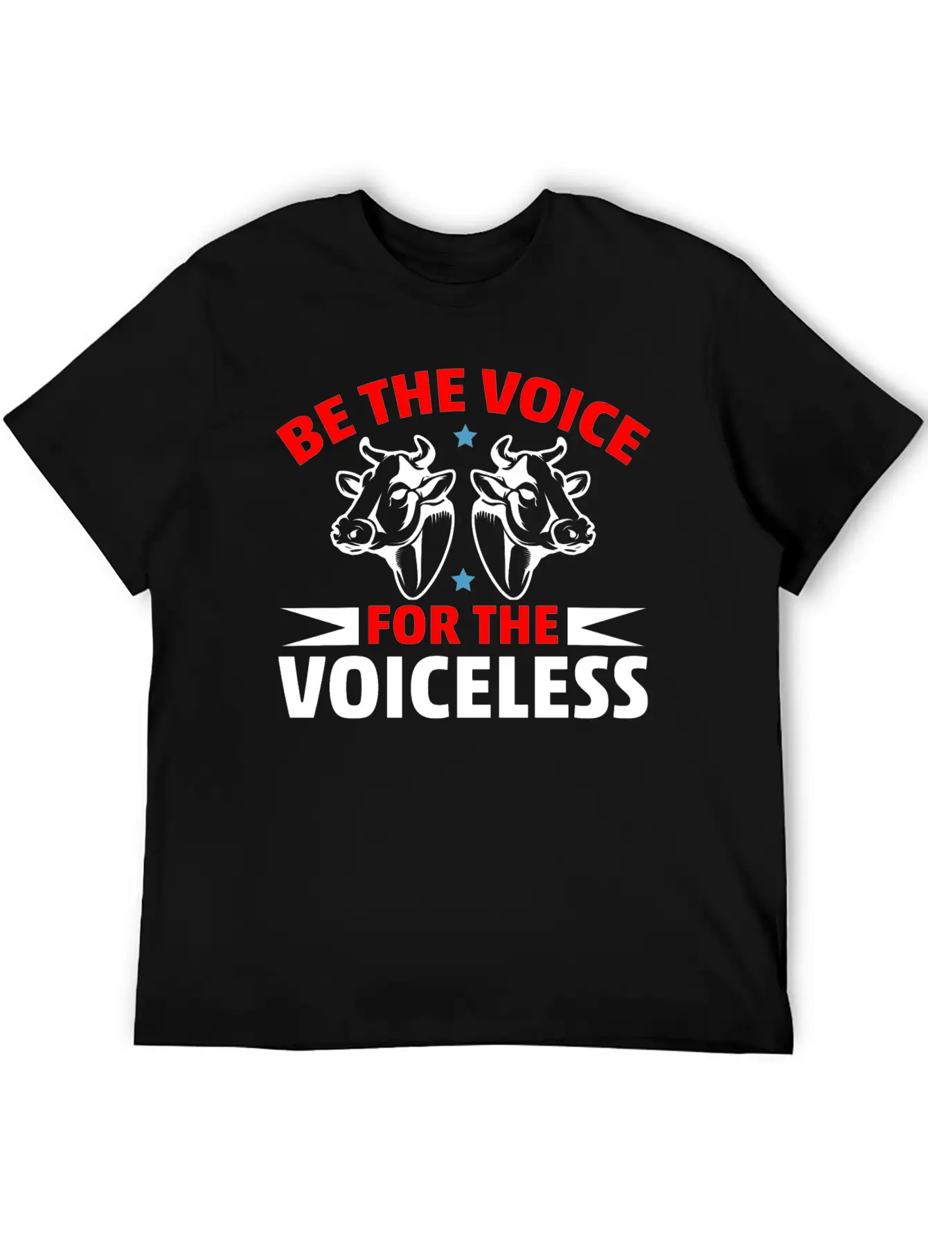 Be The Voice For The Voiceless Cow Timeless Short Sleeve Tee – Comfy And Minimalist Design