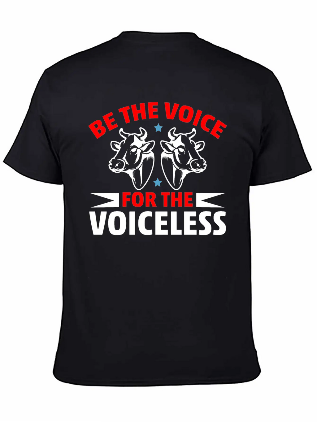 Be The Voice For The Voiceless Cow Timeless Short Sleeve Tee – Comfy And Minimalist Design