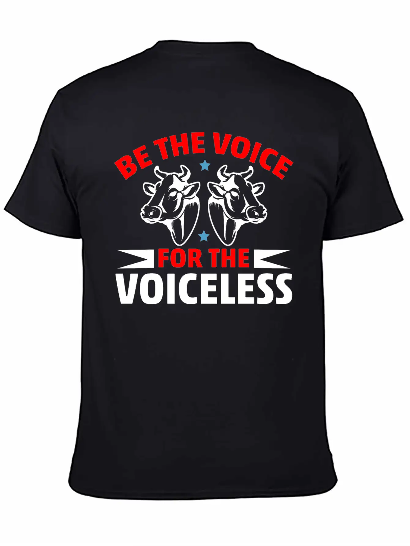 Be The Voice For The Voiceless Cow Timeless Short Sleeve Tee – Comfy And Minimalist Design