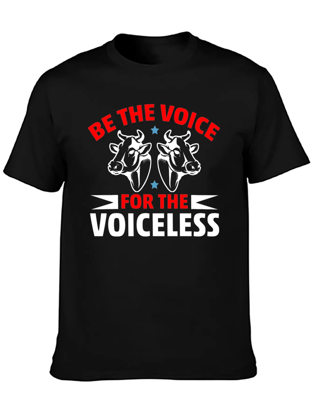 Be The Voice For The Voiceless Cow Timeless Short Sleeve Tee – Comfy And Minimalist Design