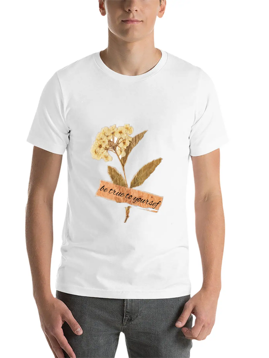 BE TRUE TO YOURSELF Relaxed Everyday Tee – Lightweight And Durable Cotton