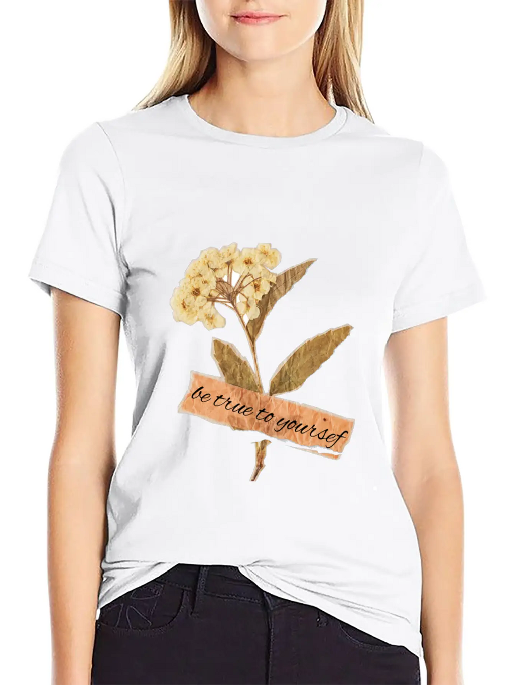 BE TRUE TO YOURSELF Relaxed Everyday Tee – Lightweight And Durable Cotton