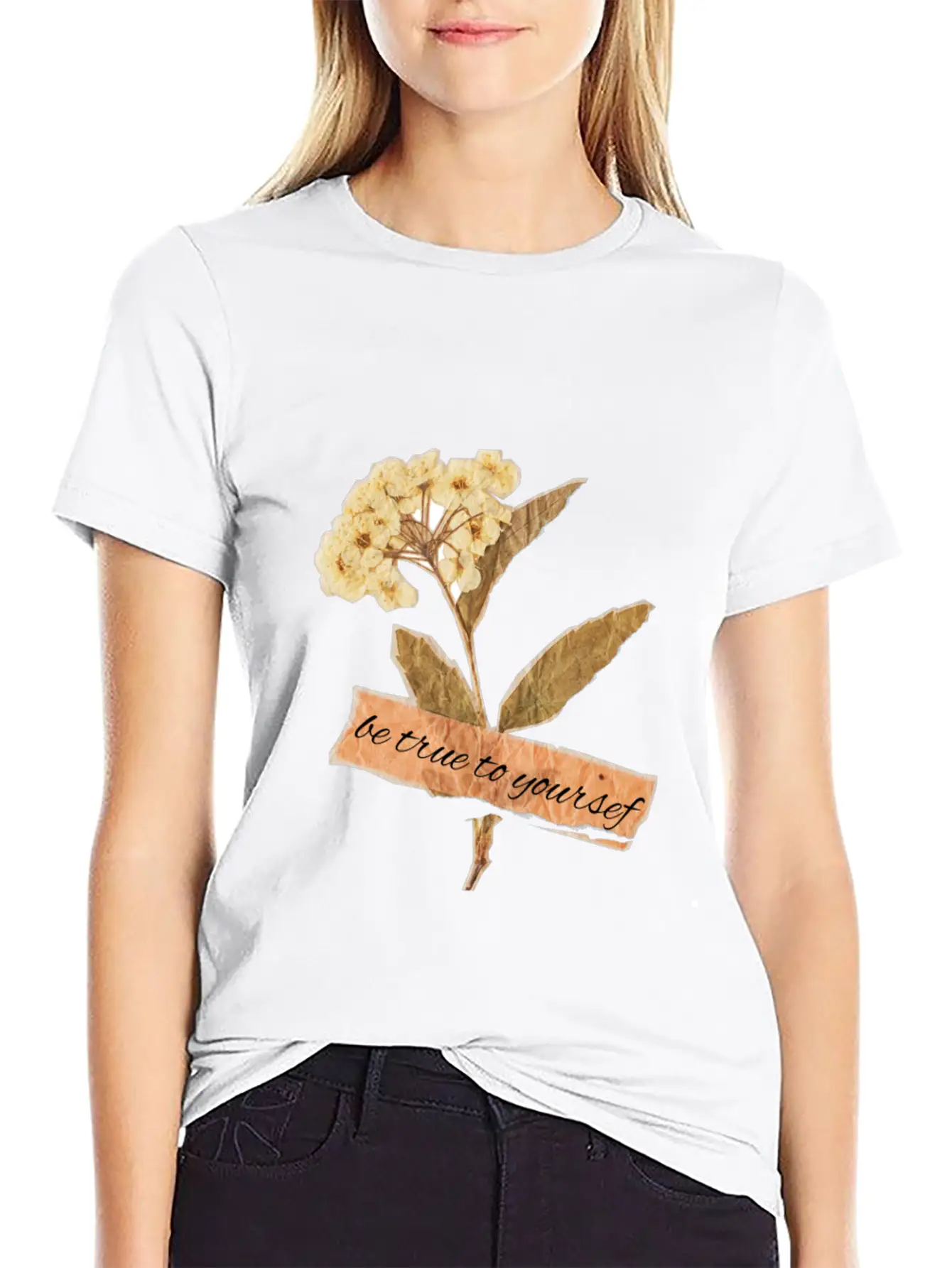 BE TRUE TO YOURSELF Relaxed Everyday Tee – Lightweight And Durable Cotton