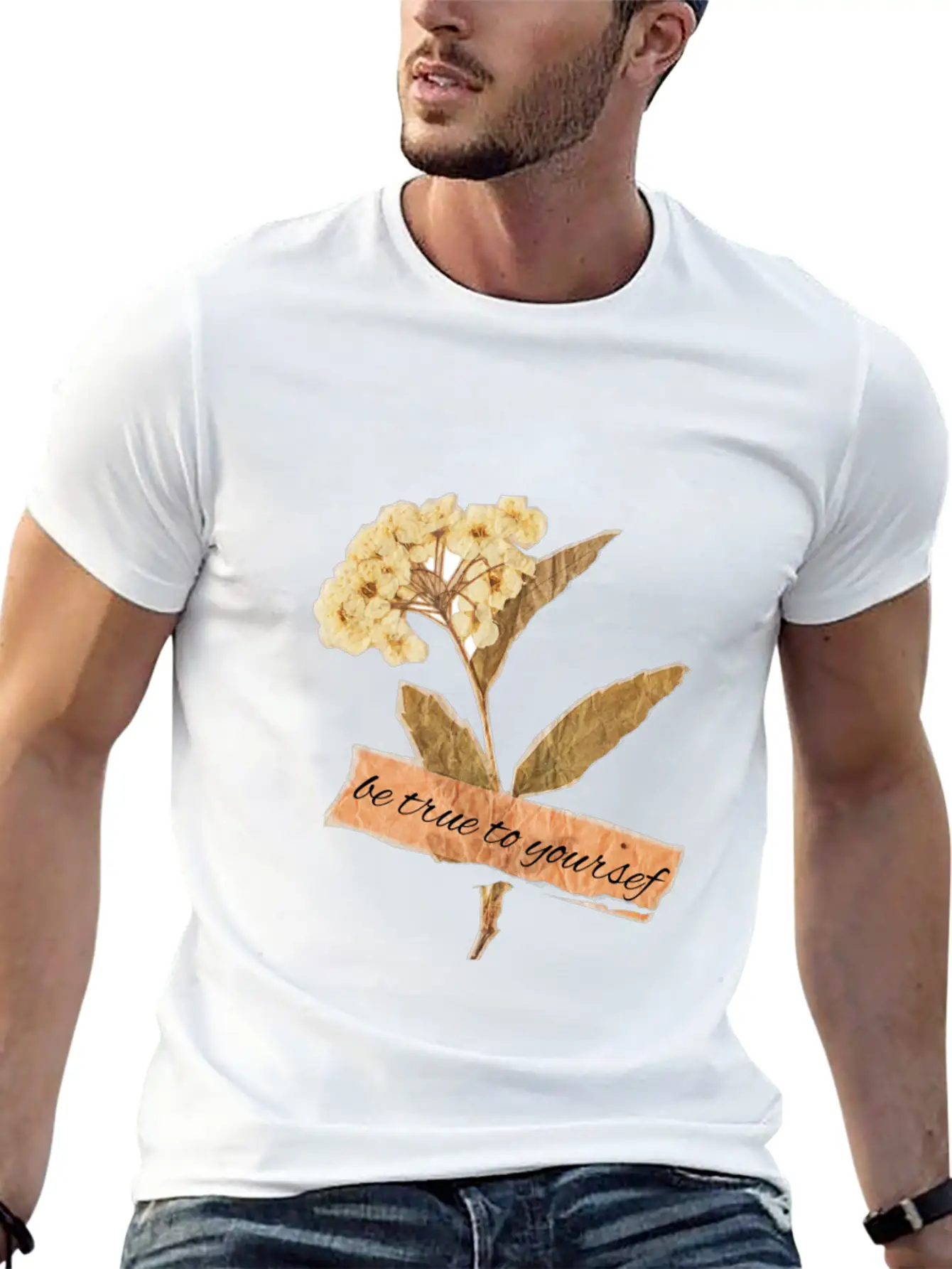 BE TRUE TO YOURSELF Relaxed Everyday Tee – Lightweight And Durable Cotton