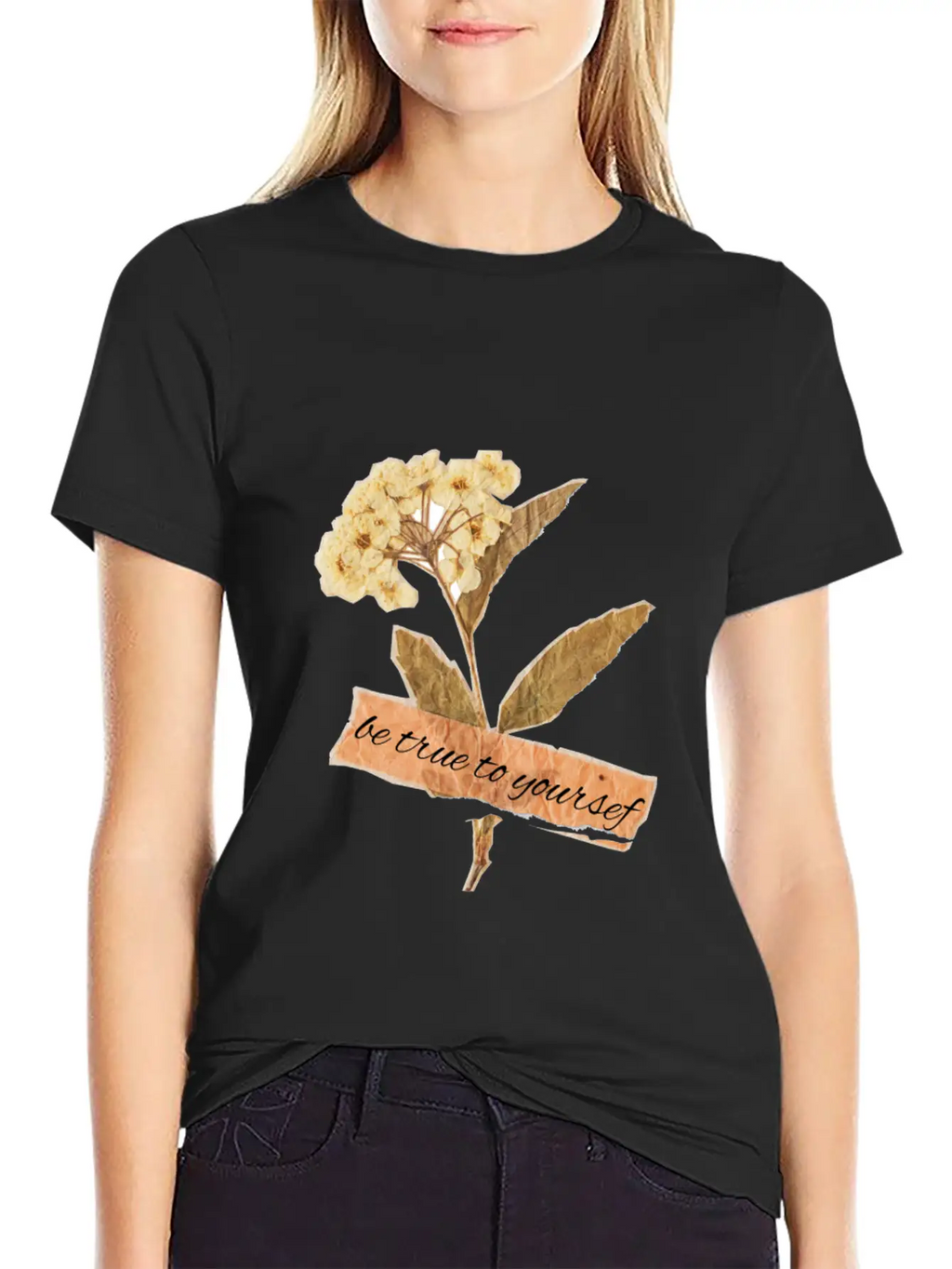 BE TRUE TO YOURSELF Relaxed Everyday Tee – Lightweight And Durable Cotton