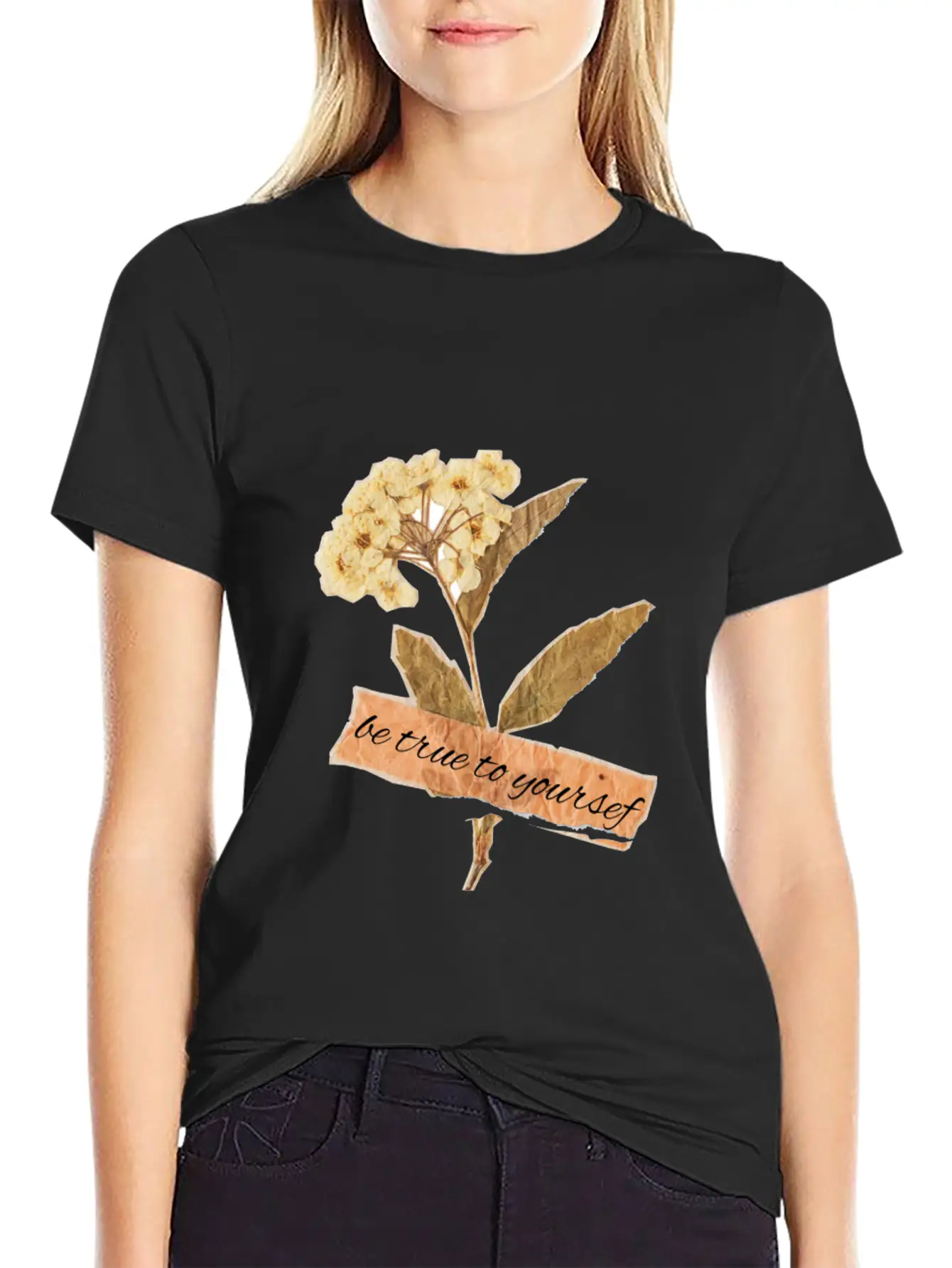 BE TRUE TO YOURSELF Relaxed Everyday Tee – Lightweight And Durable Cotton
