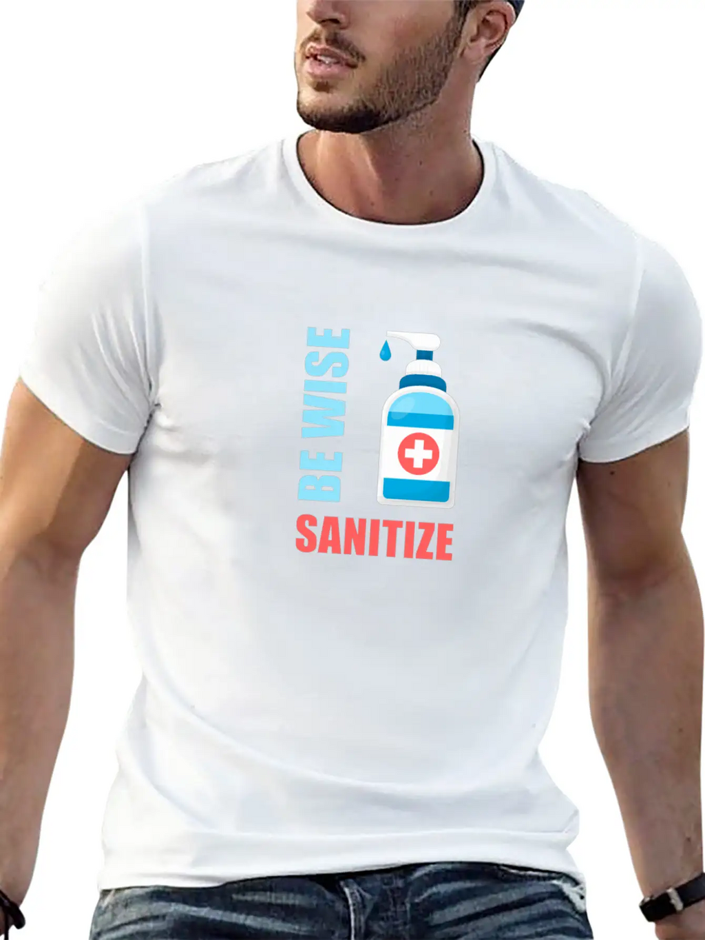 Be Wise Sanitize 2 Relaxed Everyday Tee – Lightweight And Durable Cotton