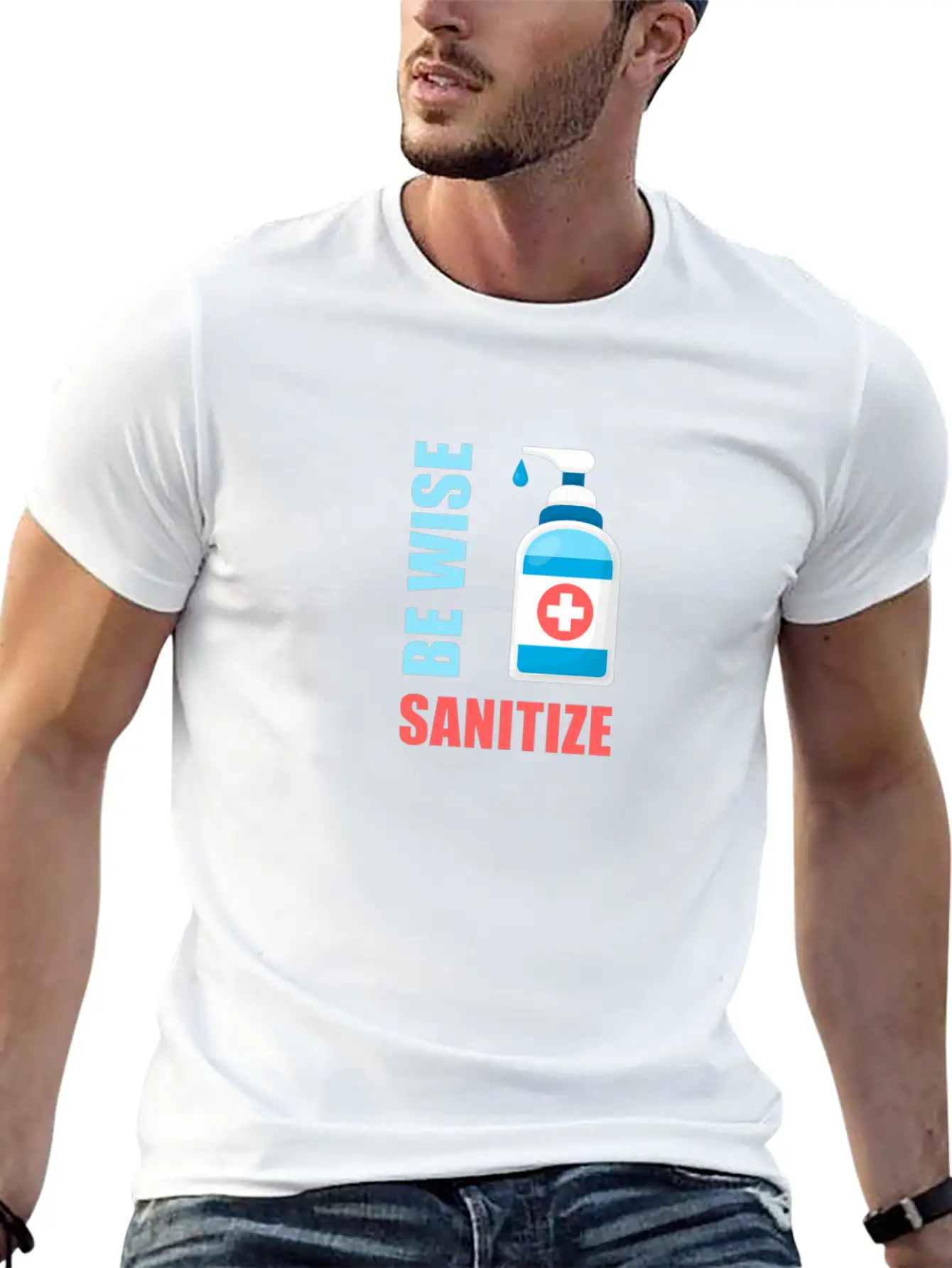 Be Wise Sanitize 2 Relaxed Everyday Tee – Lightweight And Durable Cotton