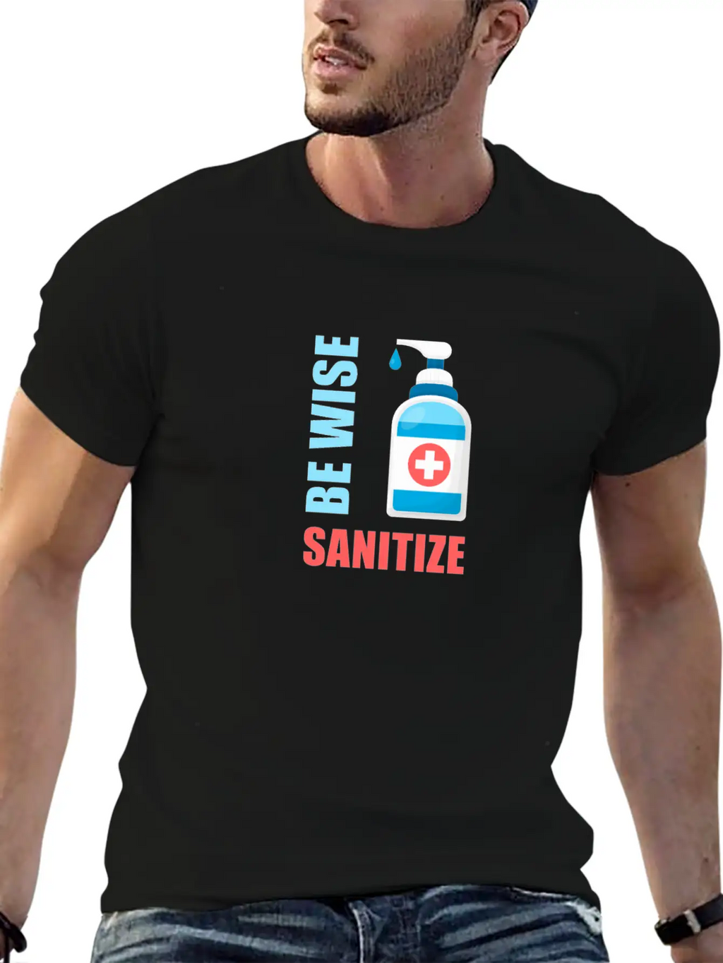Be Wise Sanitize 2 Relaxed Everyday Tee – Lightweight And Durable Cotton