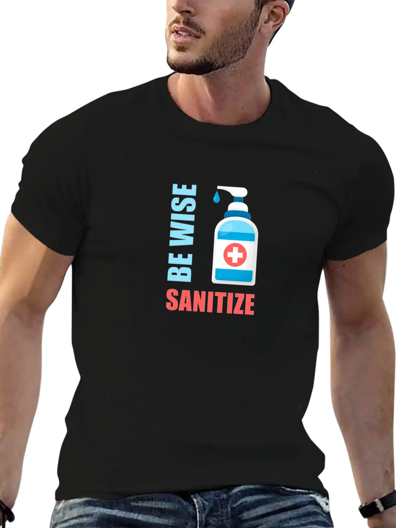 Be Wise Sanitize 2 Relaxed Everyday Tee – Lightweight And Durable Cotton