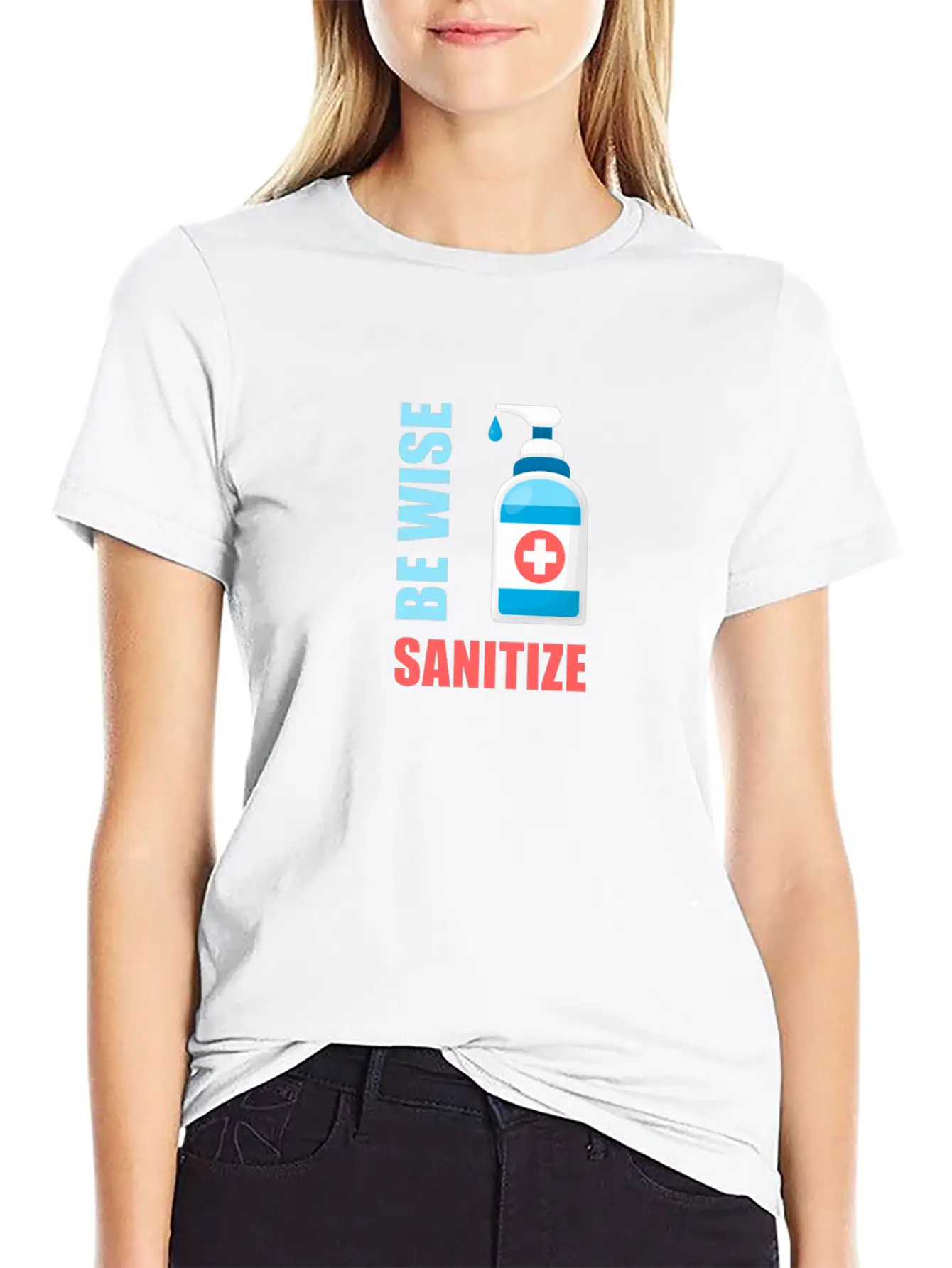 Be Wise Sanitize 2 Relaxed Everyday Tee – Lightweight And Durable Cotton