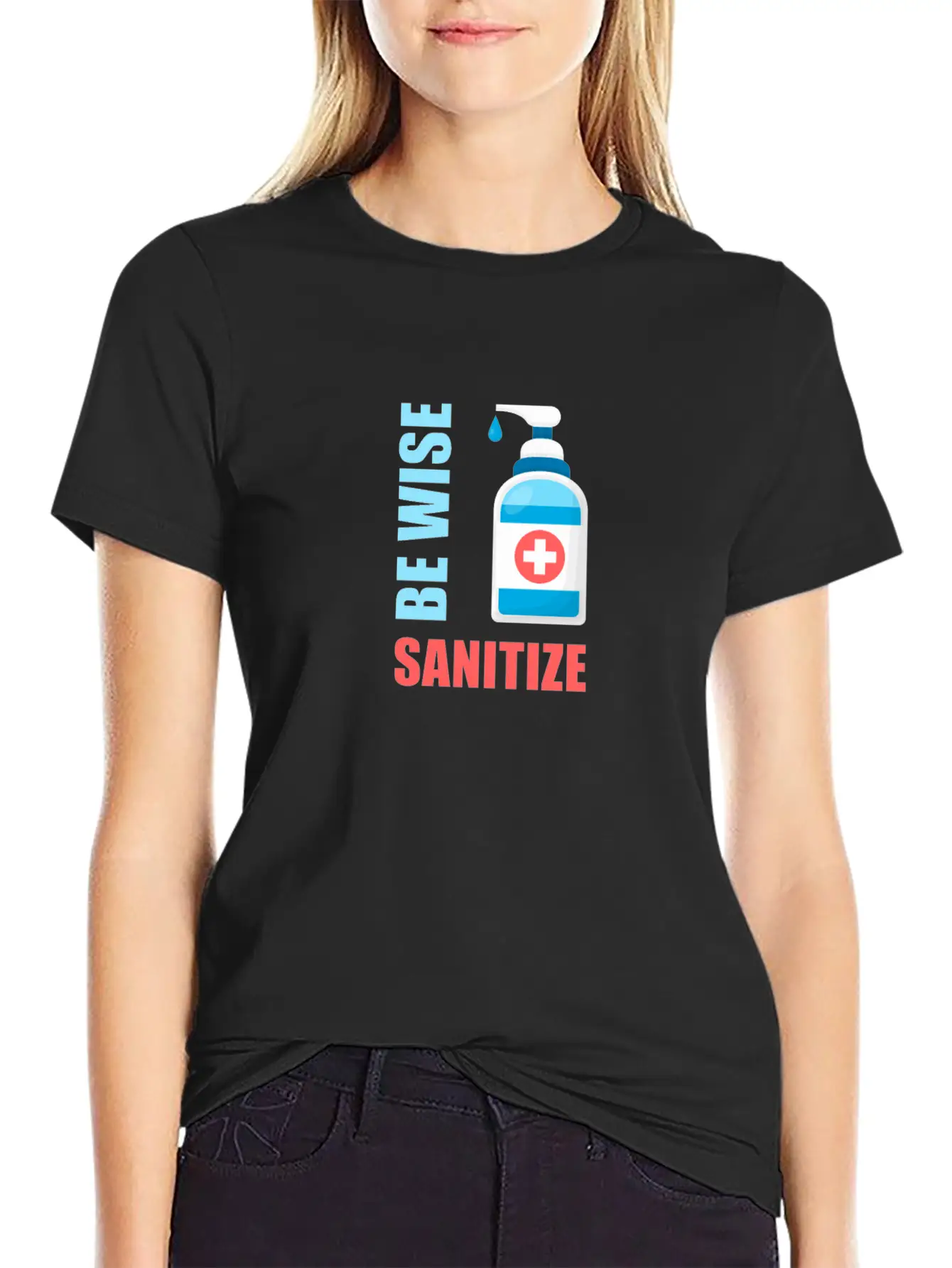 Be Wise Sanitize 2 Relaxed Everyday Tee – Lightweight And Durable Cotton