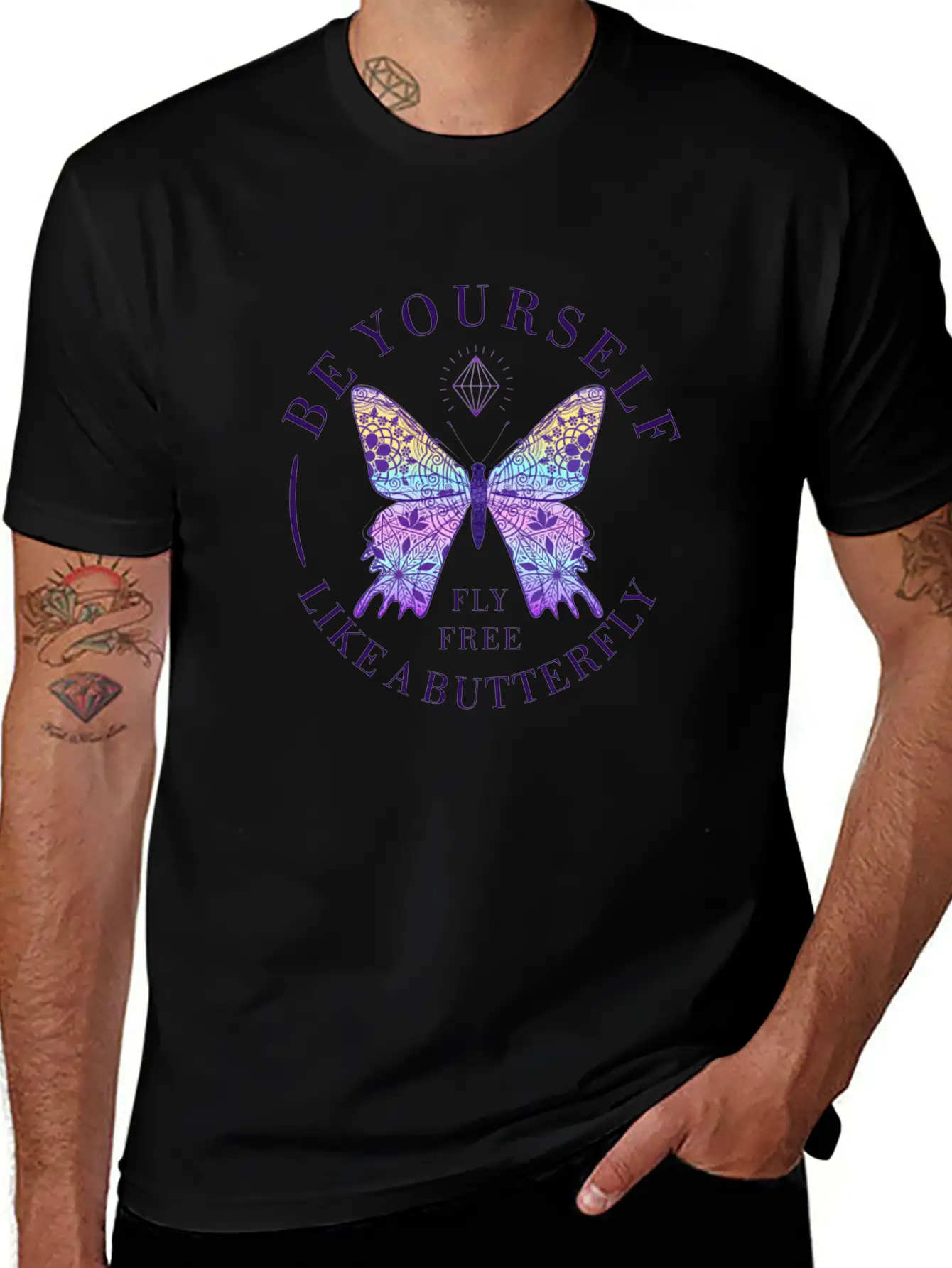 BE YOURSELF Timeless Short Sleeve Tee – Comfy And Minimalist Design