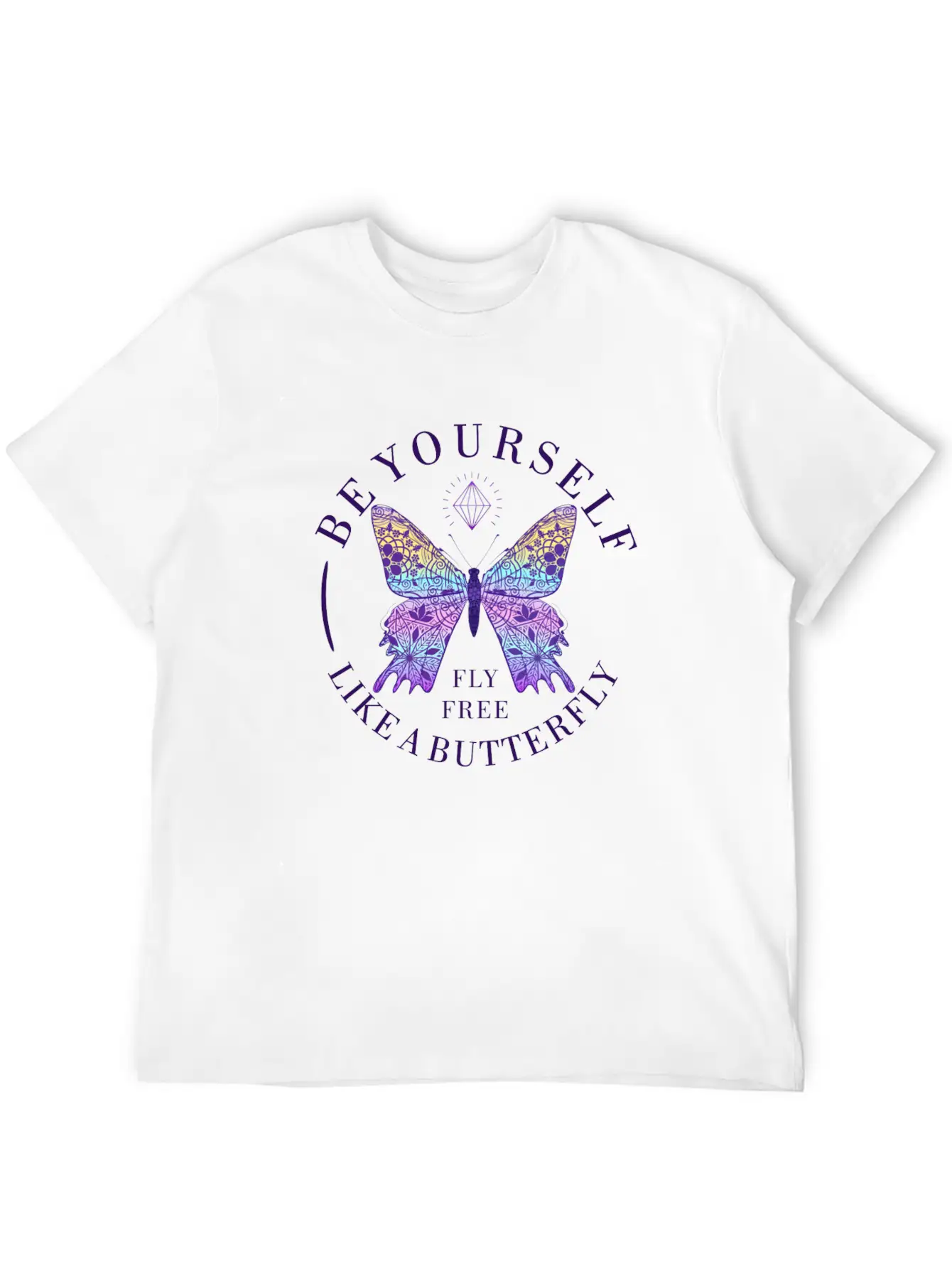 BE YOURSELF Timeless Short Sleeve Tee – Comfy And Minimalist Design