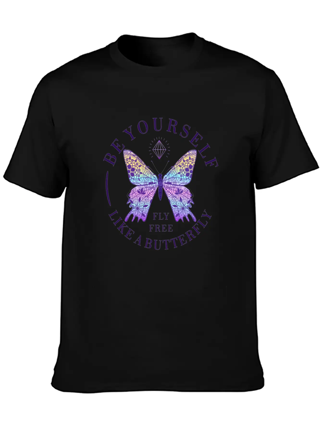 BE YOURSELF Timeless Short Sleeve Tee – Comfy And Minimalist Design