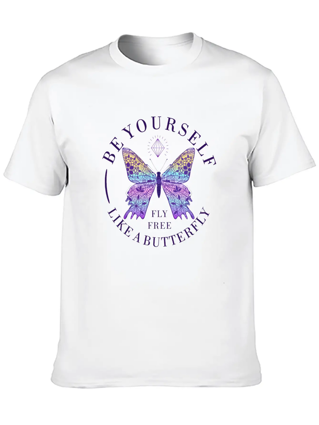 BE YOURSELF Timeless Short Sleeve Tee – Comfy And Minimalist Design