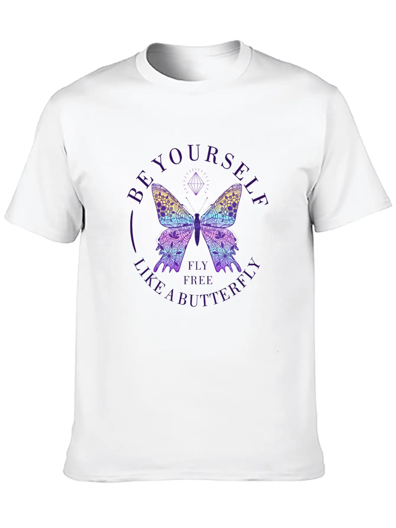 BE YOURSELF Timeless Short Sleeve Tee – Comfy And Minimalist Design