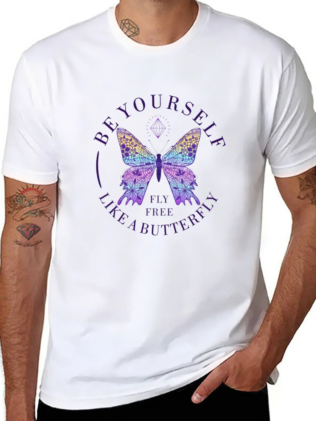 BE YOURSELF Timeless Short Sleeve Tee – Comfy And Minimalist Design
