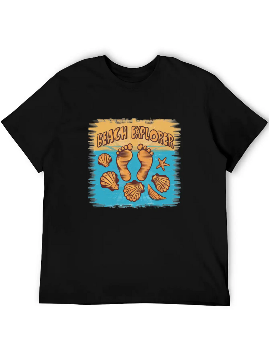 Beach Explorer Breathable Soft Cotton T-Shirt – Timeless Casual Look