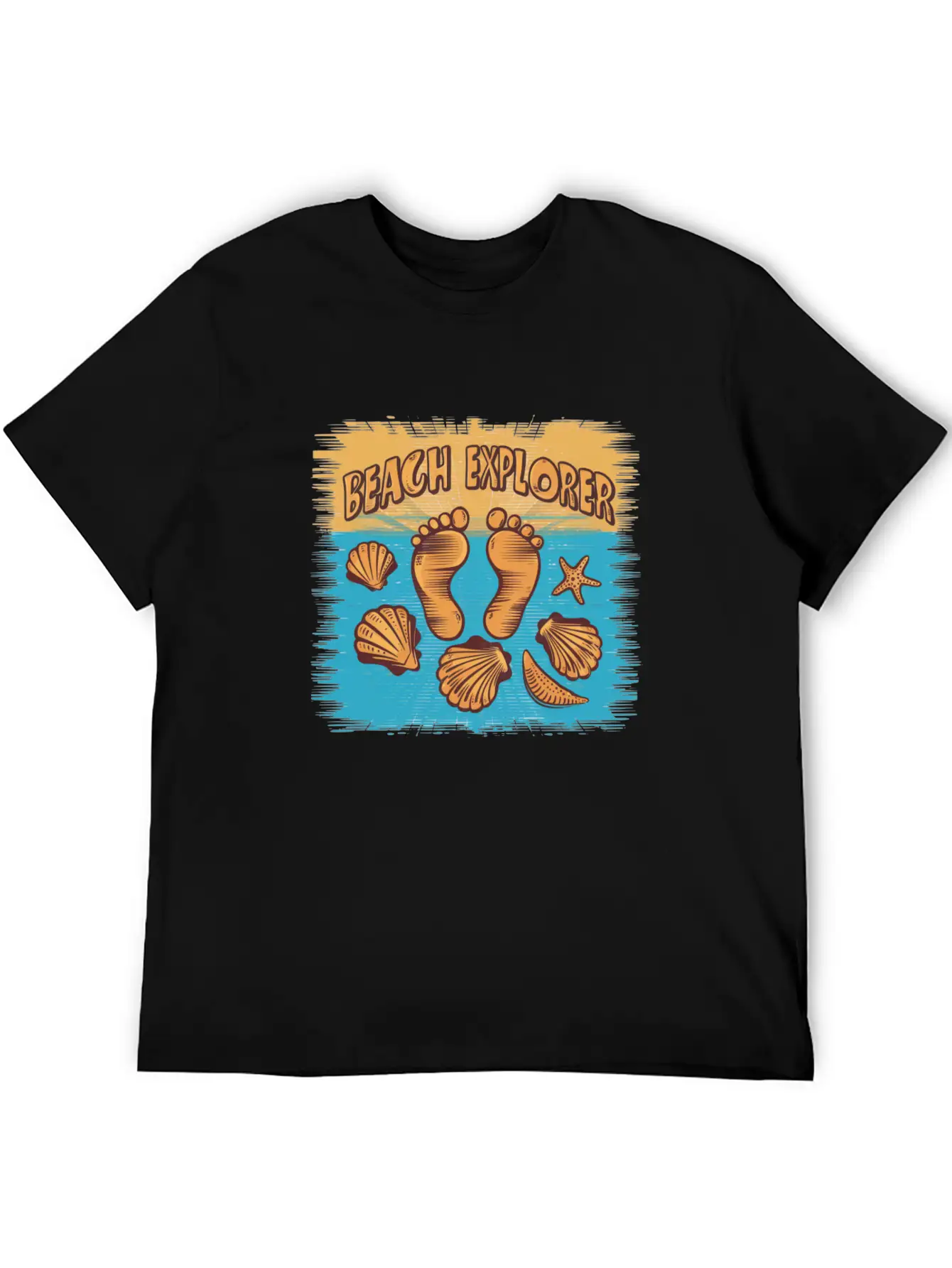 Beach Explorer Breathable Soft Cotton T-Shirt – Timeless Casual Look