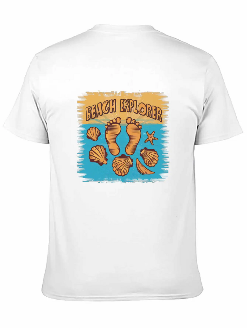Beach Explorer Breathable Soft Cotton T-Shirt – Timeless Casual Look