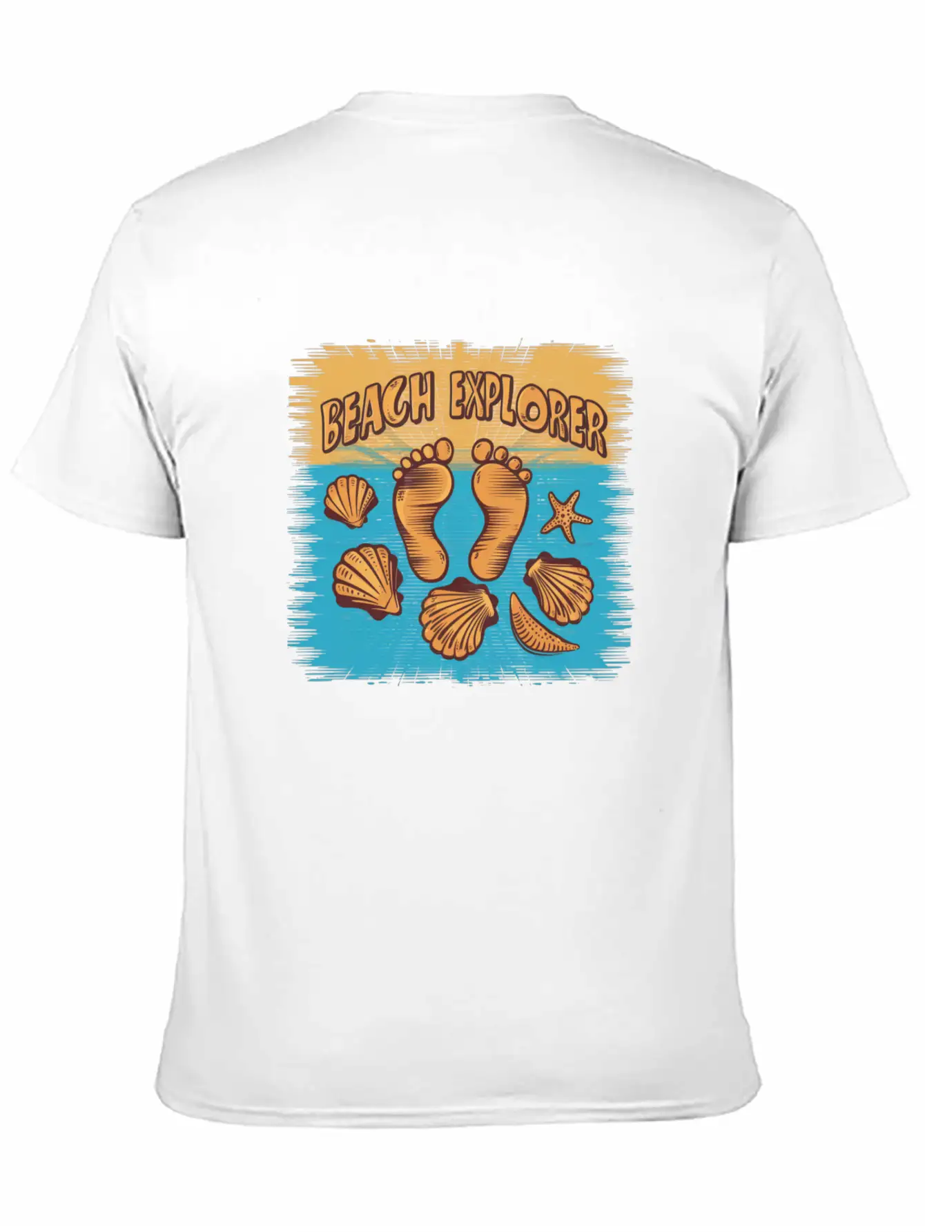 Beach Explorer Breathable Soft Cotton T-Shirt – Timeless Casual Look