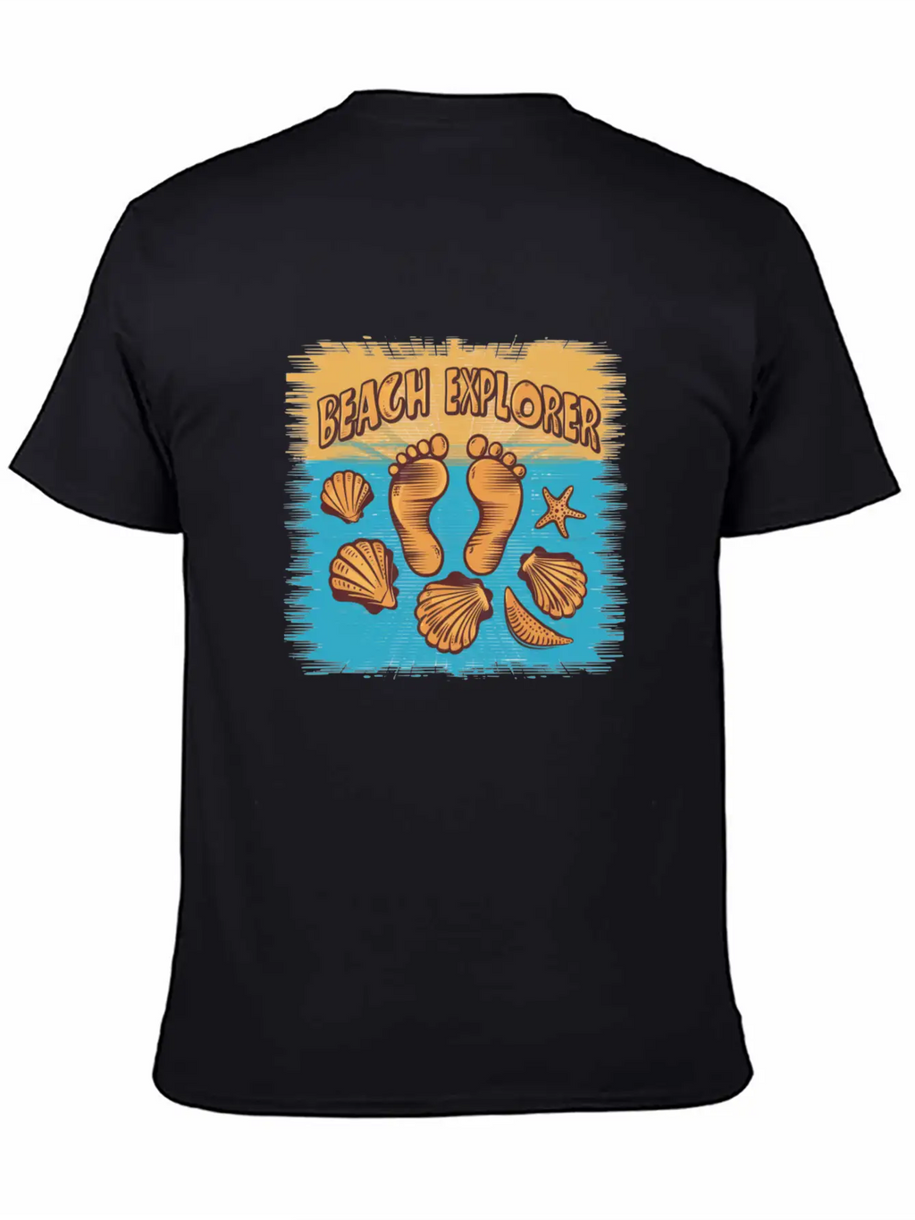 Beach Explorer Breathable Soft Cotton T-Shirt – Timeless Casual Look