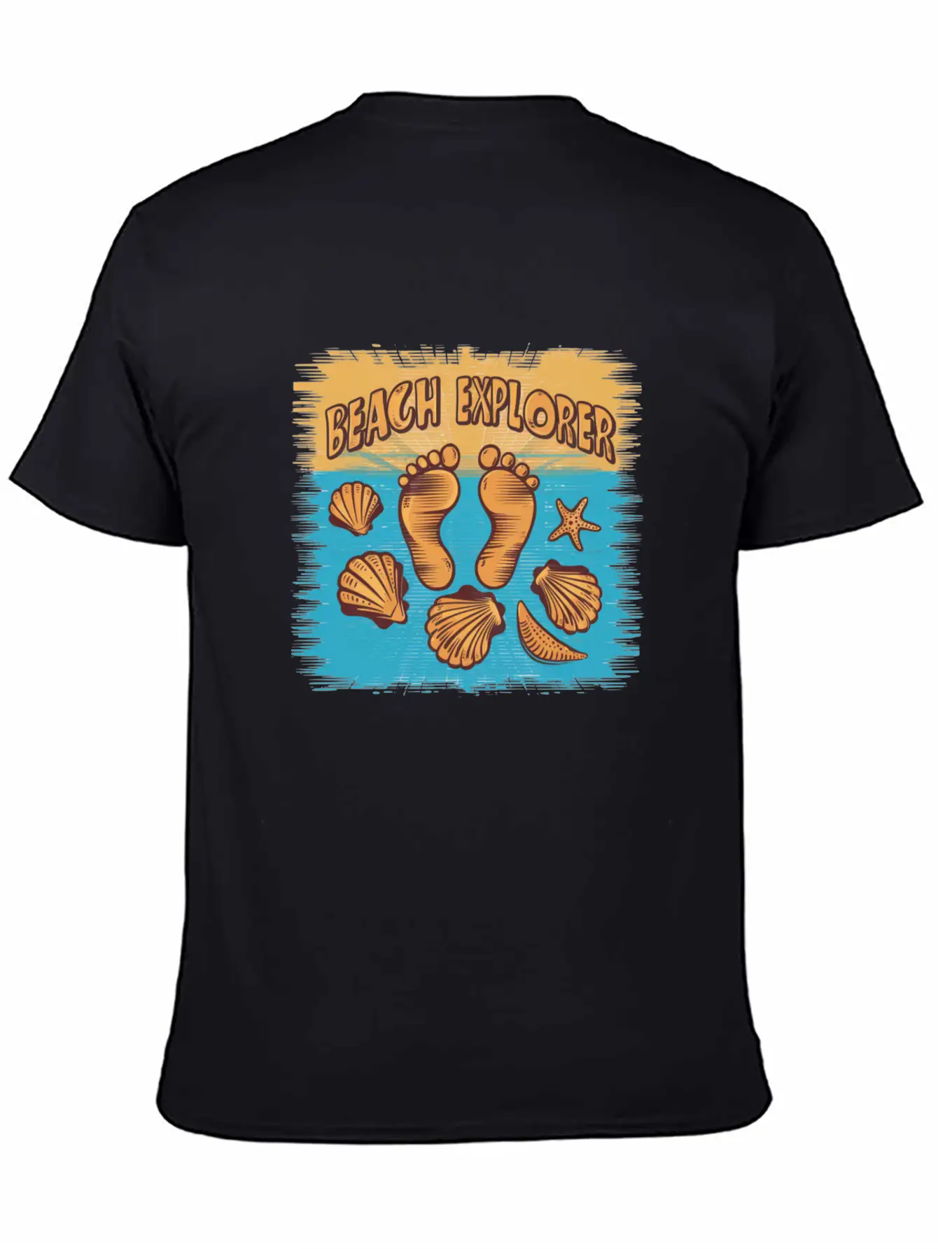 Beach Explorer Breathable Soft Cotton T-Shirt – Timeless Casual Look