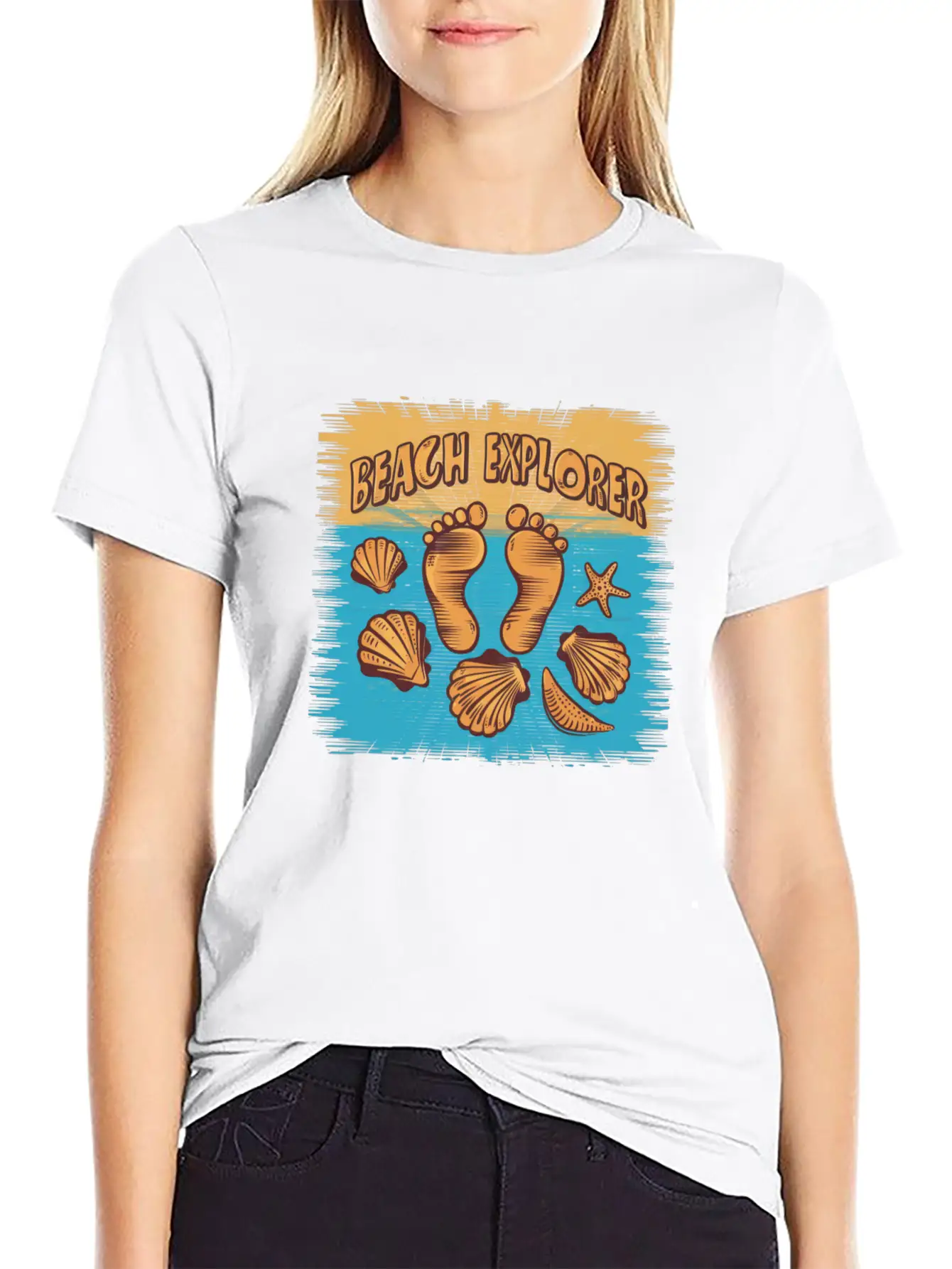 Beach Explorer Breathable Soft Cotton T-Shirt – Timeless Casual Look