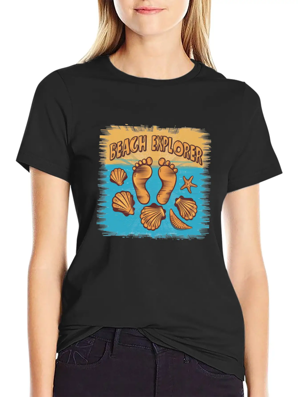 Beach Explorer Breathable Soft Cotton T-Shirt – Timeless Casual Look