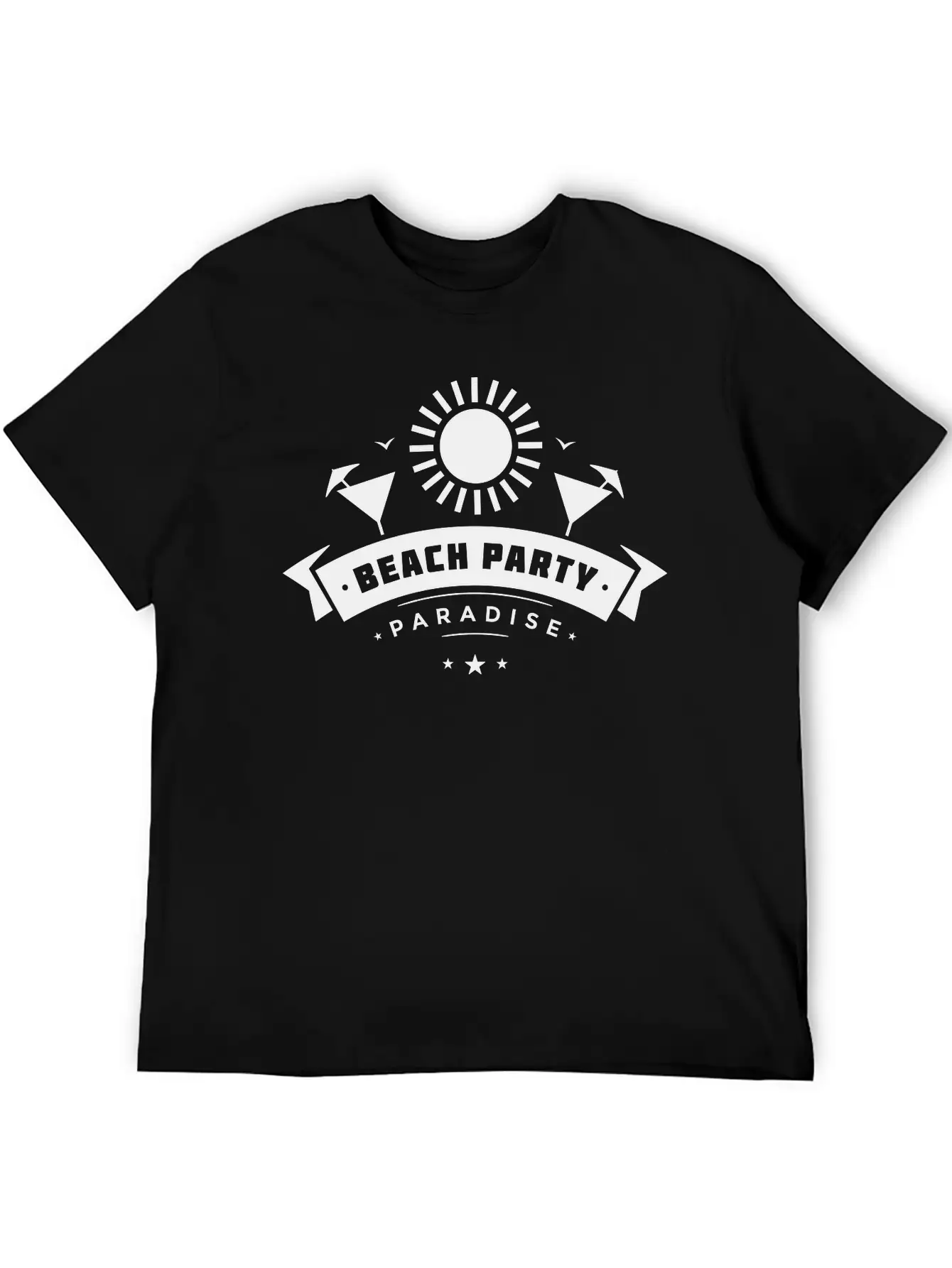 Beach Party Paradise Breathable Graphic T-Shirt – Perfect For Casual Days