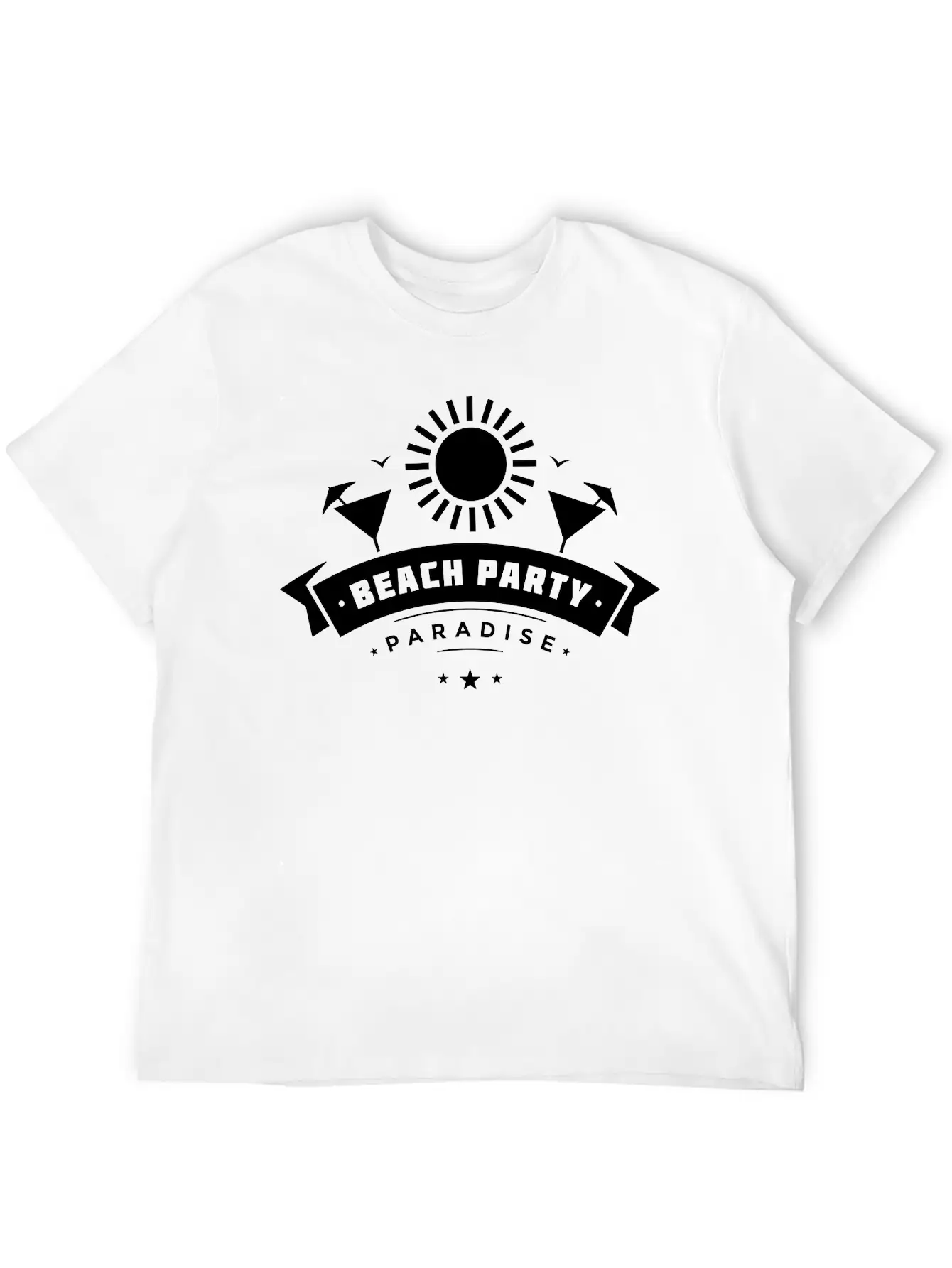 Beach Party Paradise Breathable Graphic T-Shirt – Perfect For Casual Days