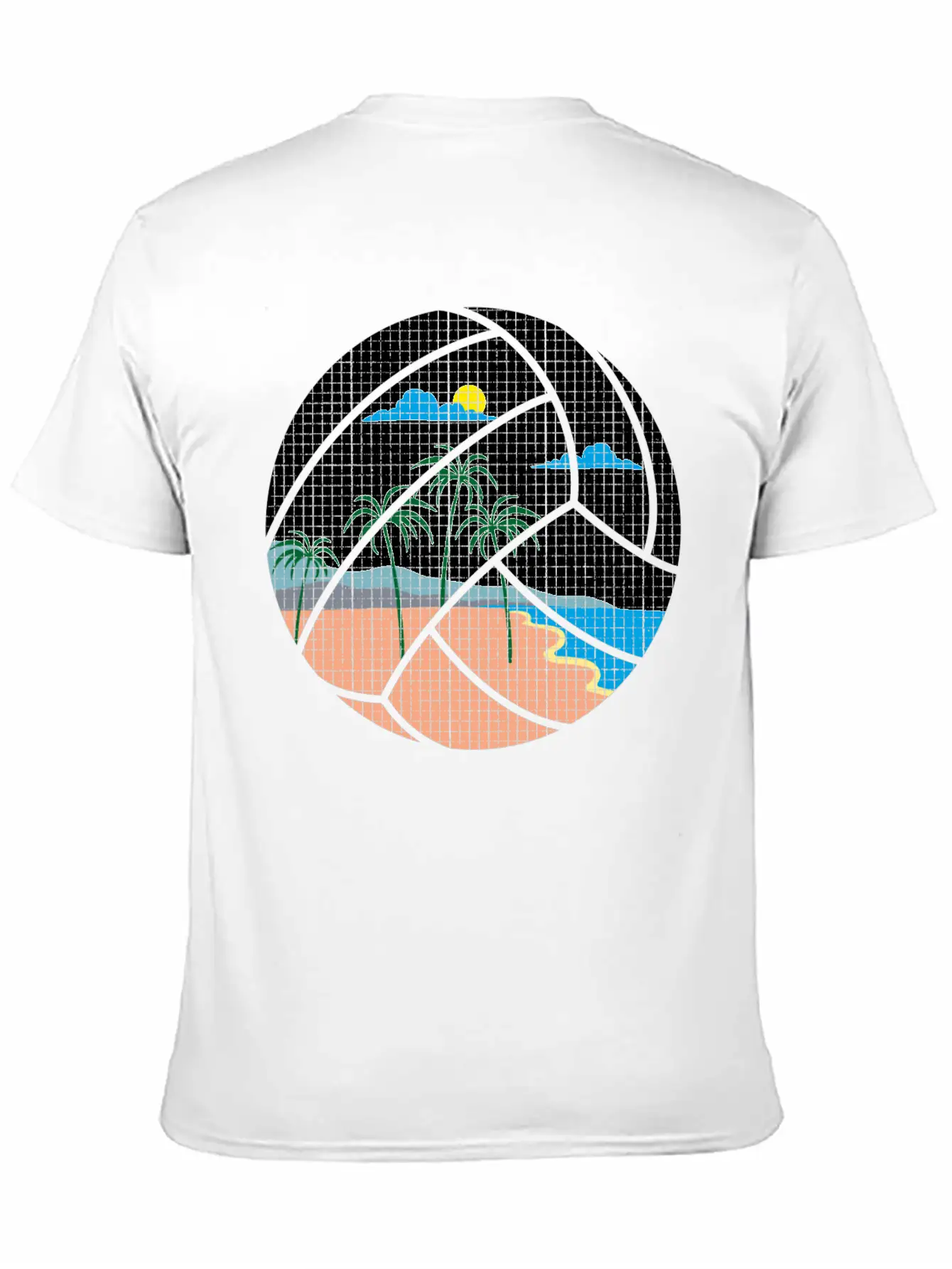 Beach Volleyball Classic Cotton Tee – Unisex Comfort For Any Season