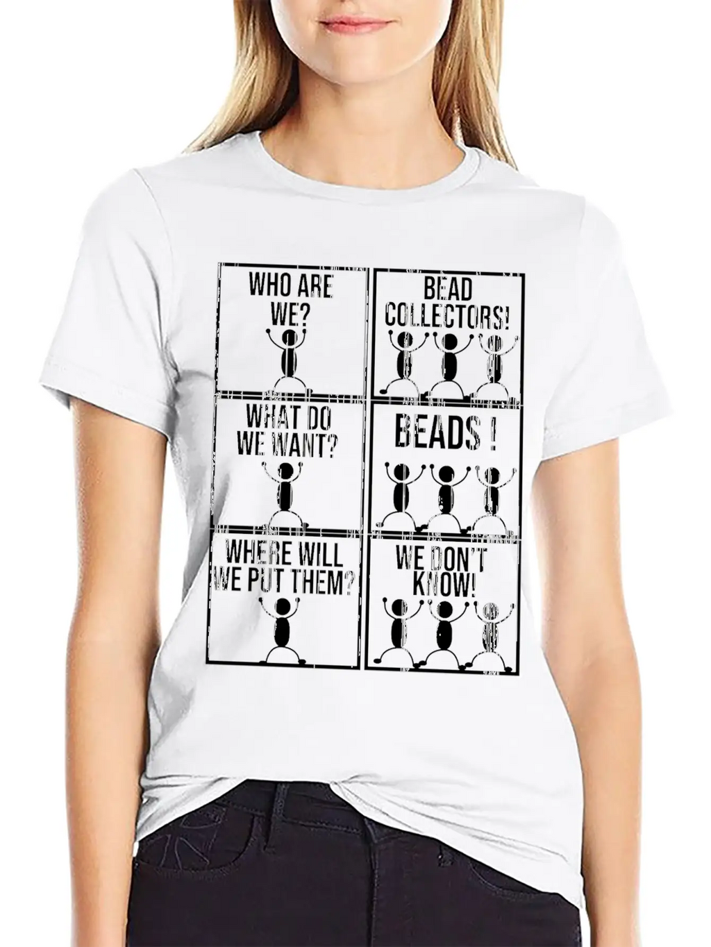 Beading Funny Beader Jewelry Maker Beadwork Bead Stylish Everyday T-Shirt – Unisex Basic Cotton Tee