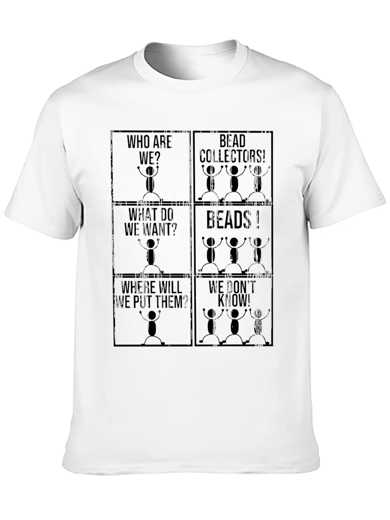 Beading Funny Beader Jewelry Maker Beadwork Bead Stylish Everyday T-Shirt – Unisex Basic Cotton Tee