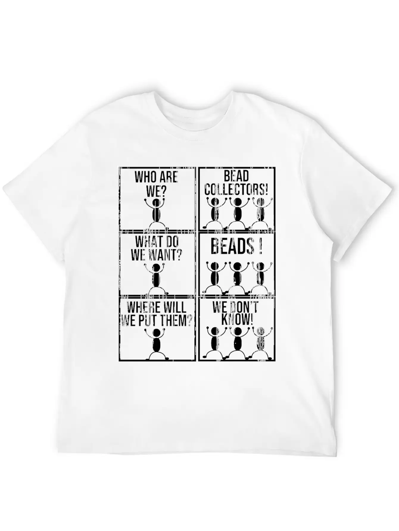 Beading Funny Beader Jewelry Maker Beadwork Bead Stylish Everyday T-Shirt – Unisex Basic Cotton Tee