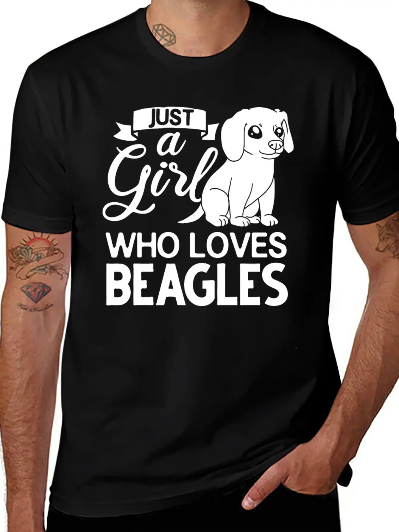 Beagle Dog Puppies Owner Lover Breathable Soft Cotton T-Shirt – Timeless Casual Look