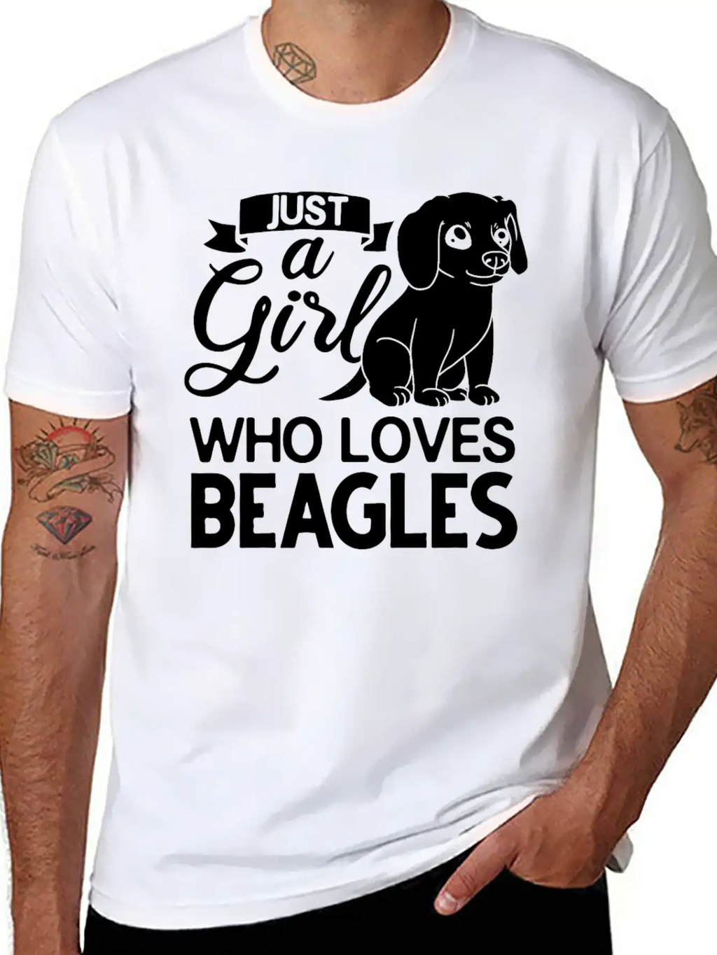 Beagle Dog Puppies Owner Lover Breathable Soft Cotton T-Shirt – Timeless Casual Look