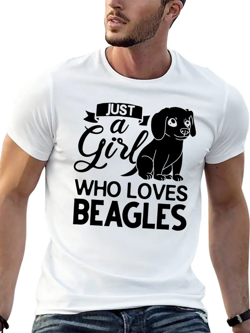 Beagle Dog Puppies Owner Lover Breathable Soft Cotton T-Shirt – Timeless Casual Look
