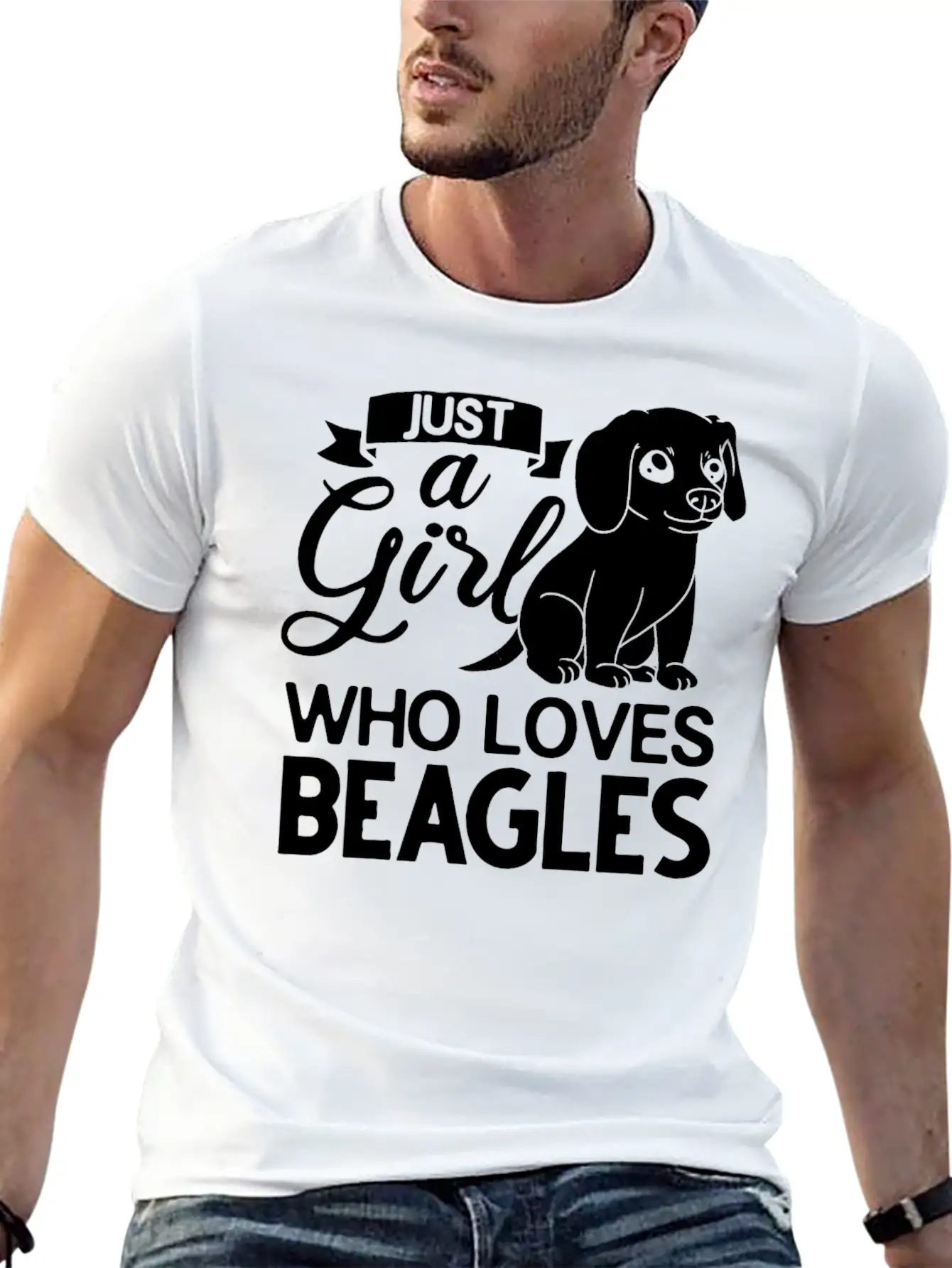 Beagle Dog Puppies Owner Lover Breathable Soft Cotton T-Shirt – Timeless Casual Look