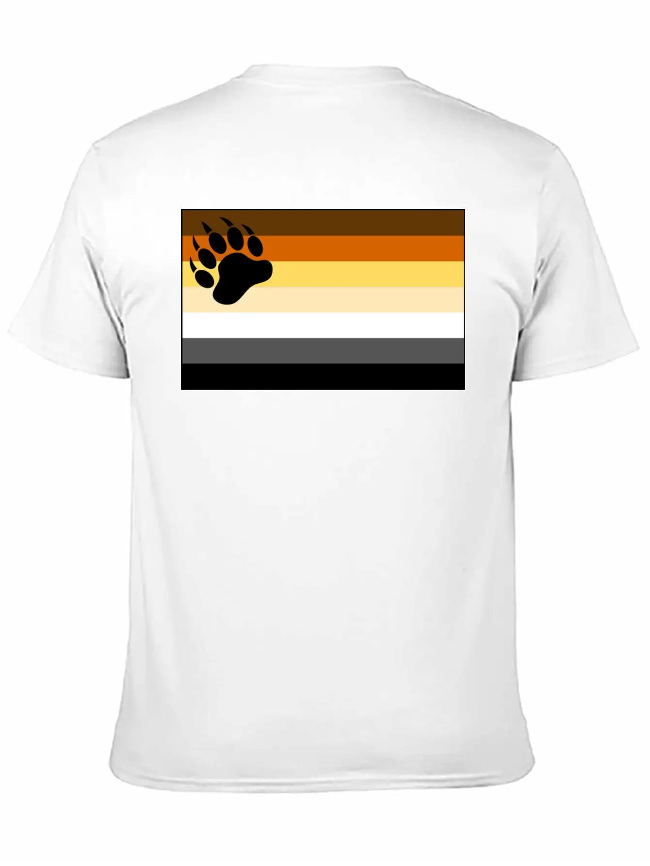 Bear Flag For White Backg Stylish Everyday T-Shirt – Unisex Basic Cotton Tee