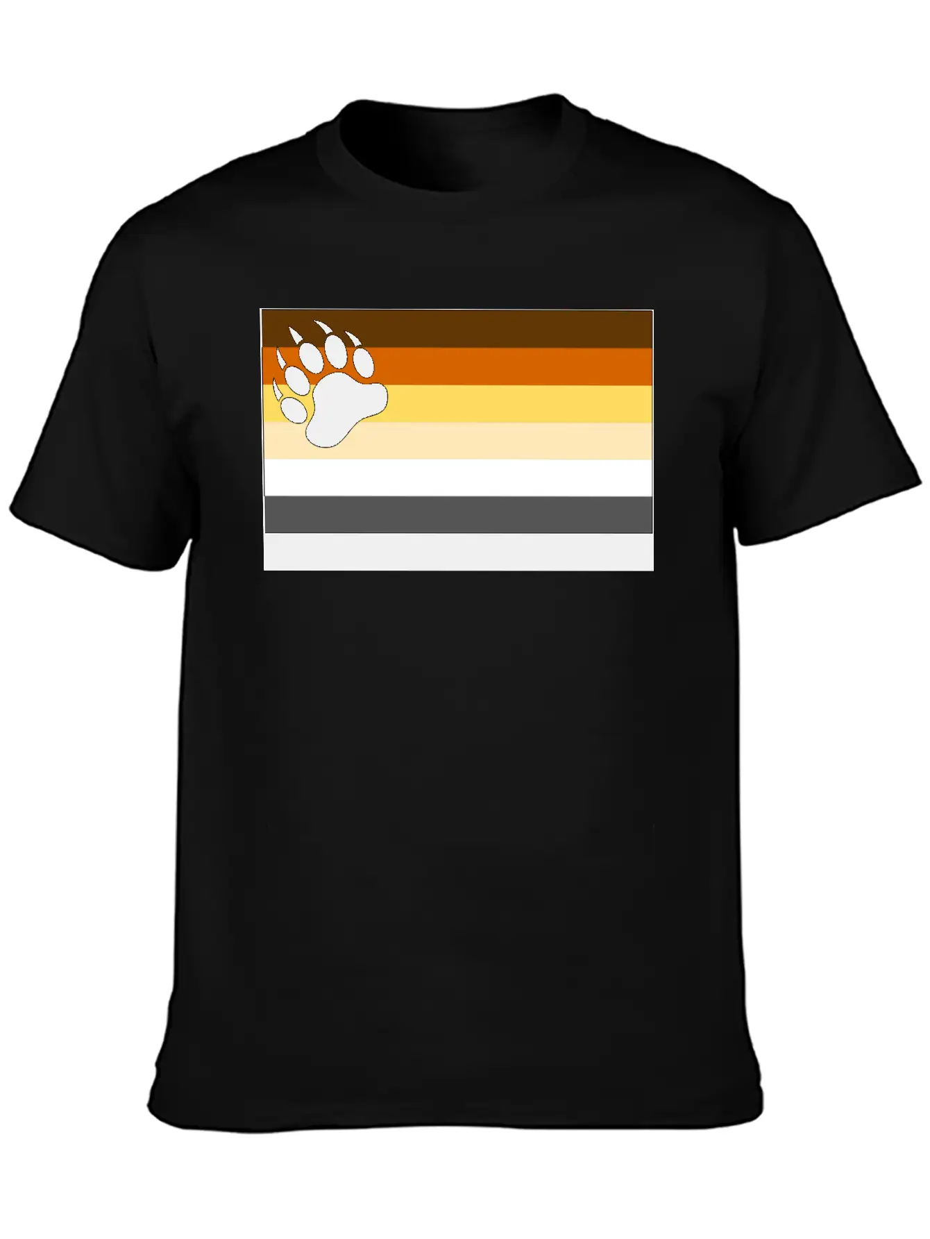 Bear Flag For White Backg Stylish Everyday T-Shirt – Unisex Basic Cotton Tee
