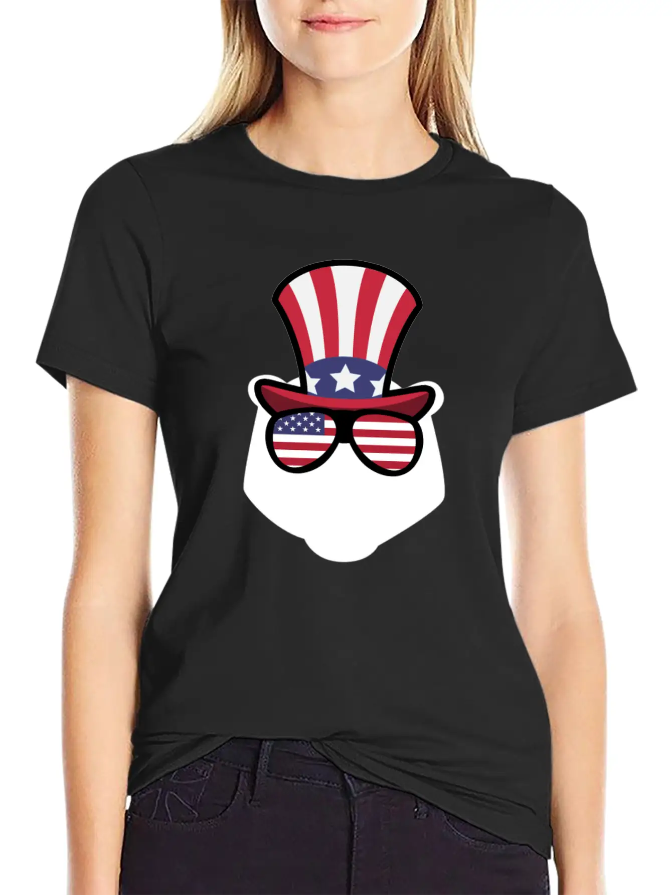 Bear Happy 4th Of July Classic Cotton Tee – Unisex Comfort For Any Season