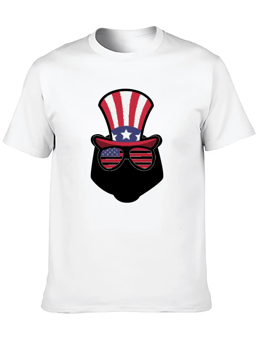 Bear Happy 4th Of July Classic Cotton Tee – Unisex Comfort For Any Season