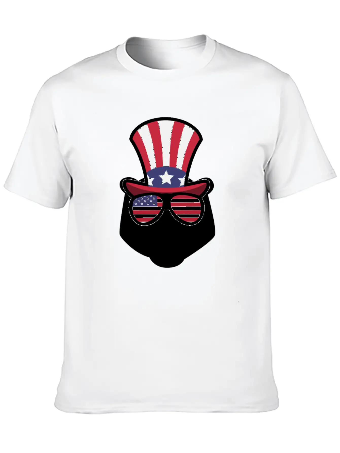Bear Happy 4th Of July Classic Cotton Tee – Unisex Comfort For Any Season