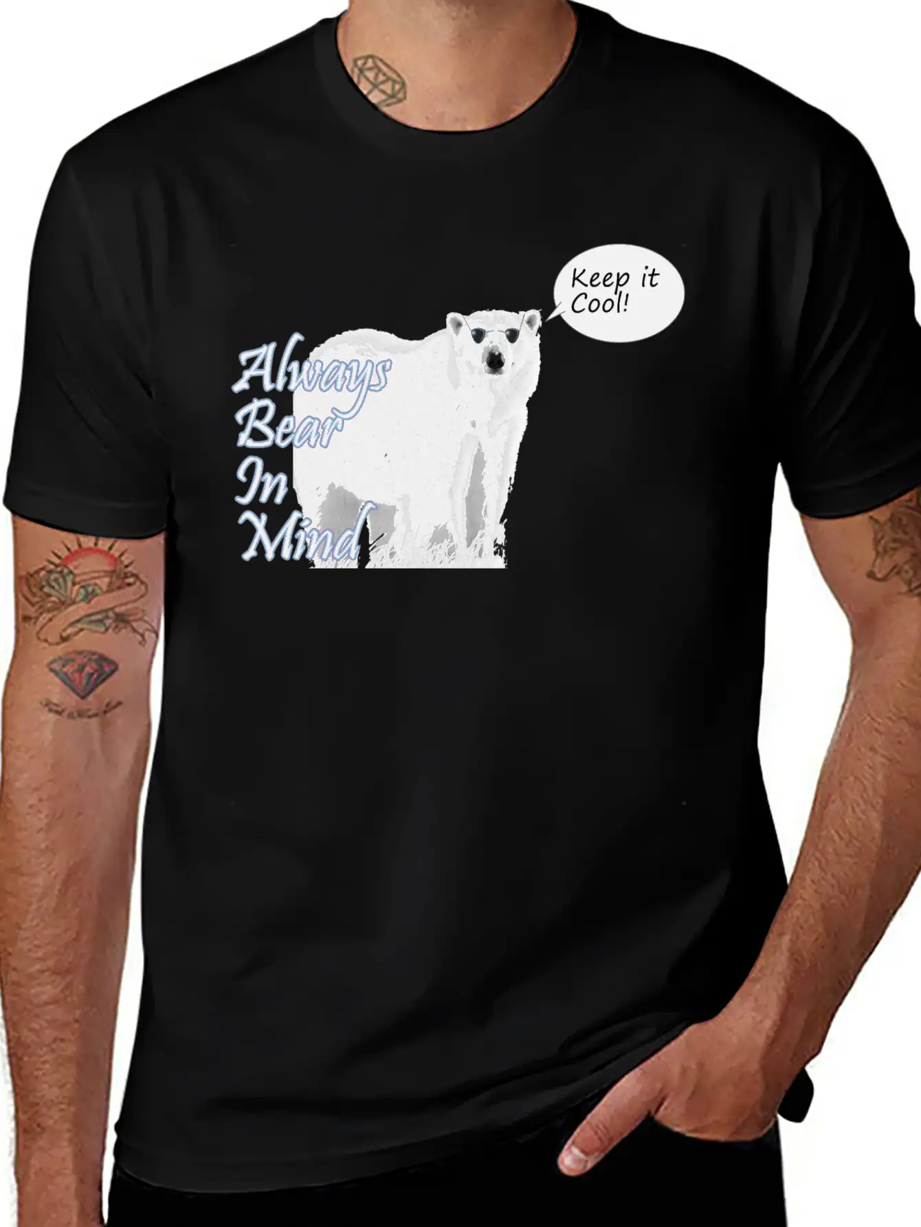 Bear In Mind Relaxed Everyday Tee – Lightweight And Durable Cotton