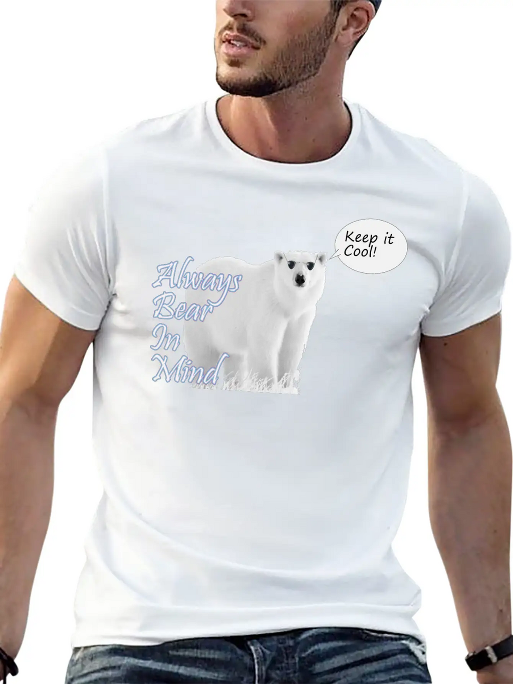 Bear In Mind Relaxed Everyday Tee – Lightweight And Durable Cotton