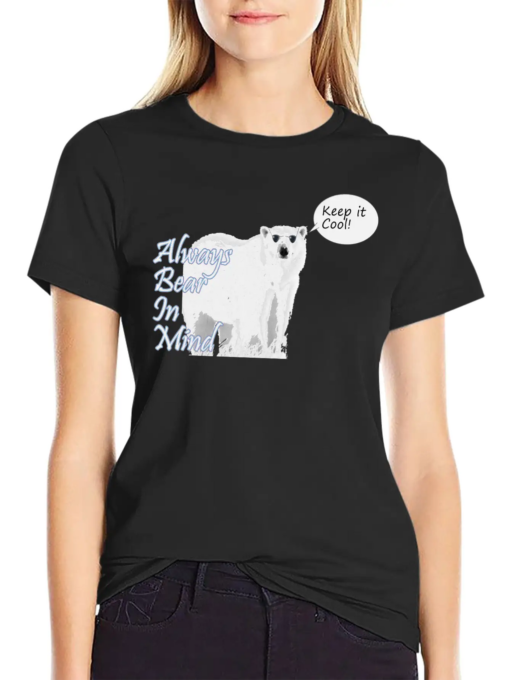 Bear In Mind Relaxed Everyday Tee – Lightweight And Durable Cotton