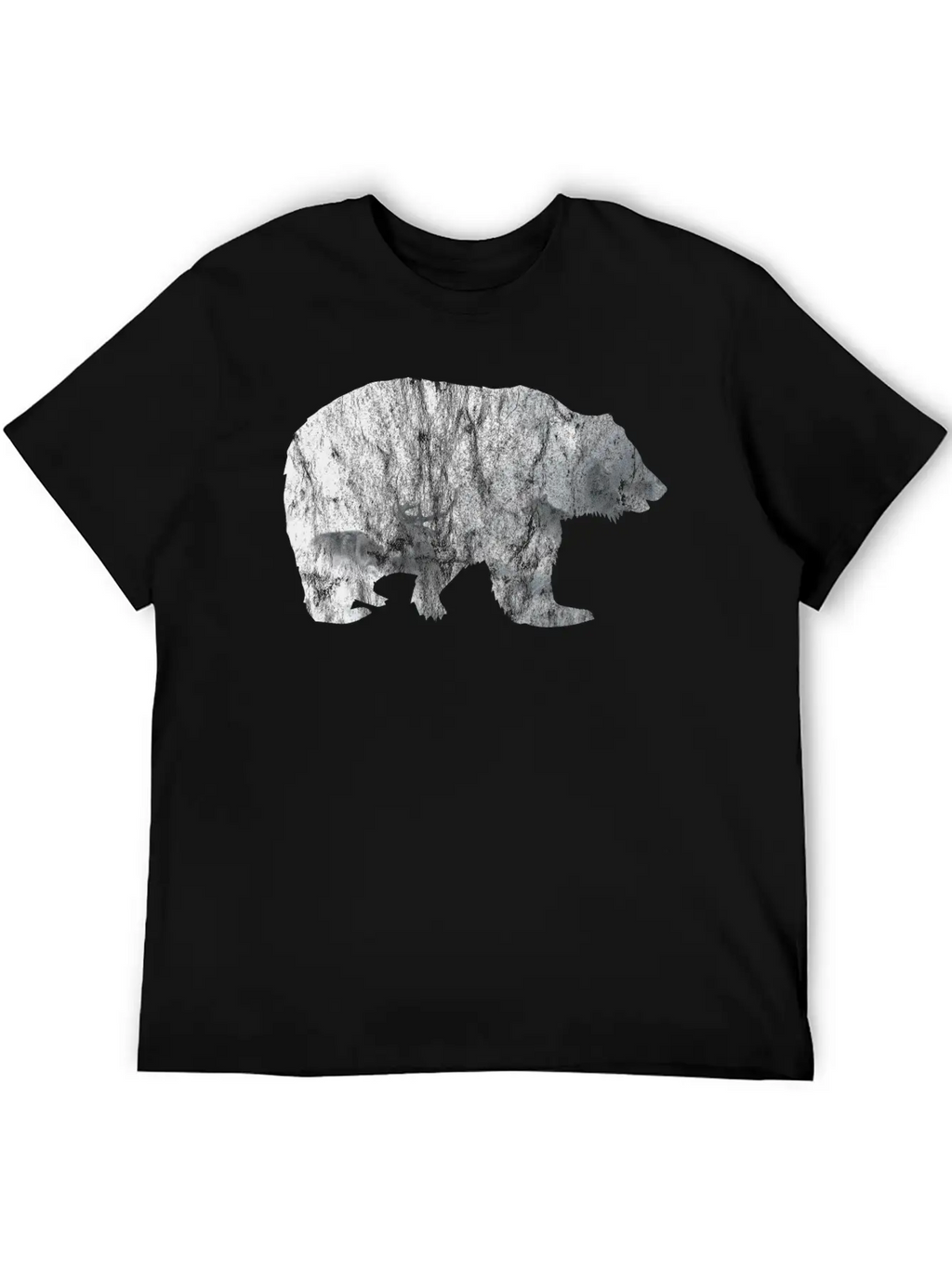 Bear Mountain Essential Cotton Tee For Daily Outfits – Unisex Style