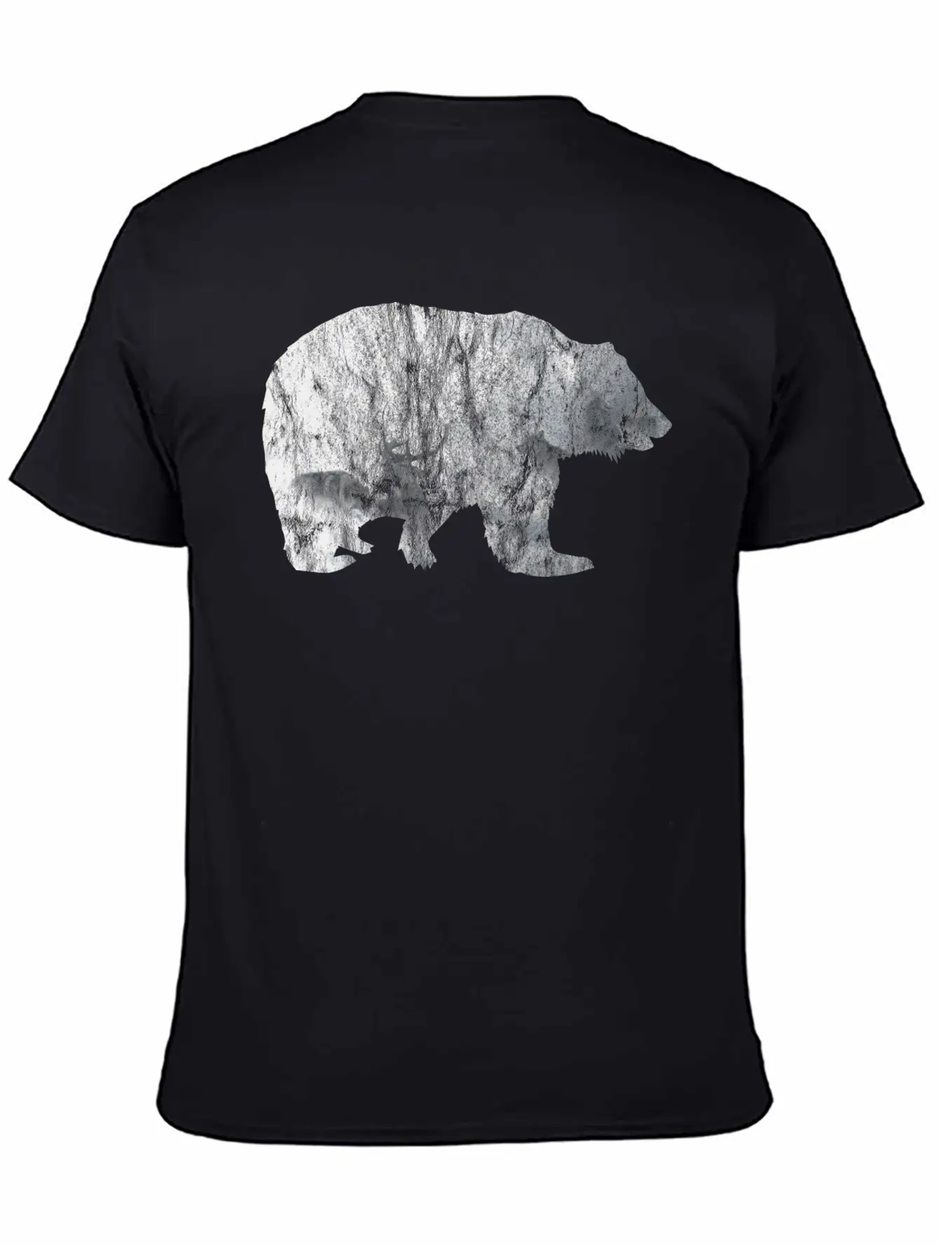 Bear Mountain Essential Cotton Tee For Daily Outfits – Unisex Style